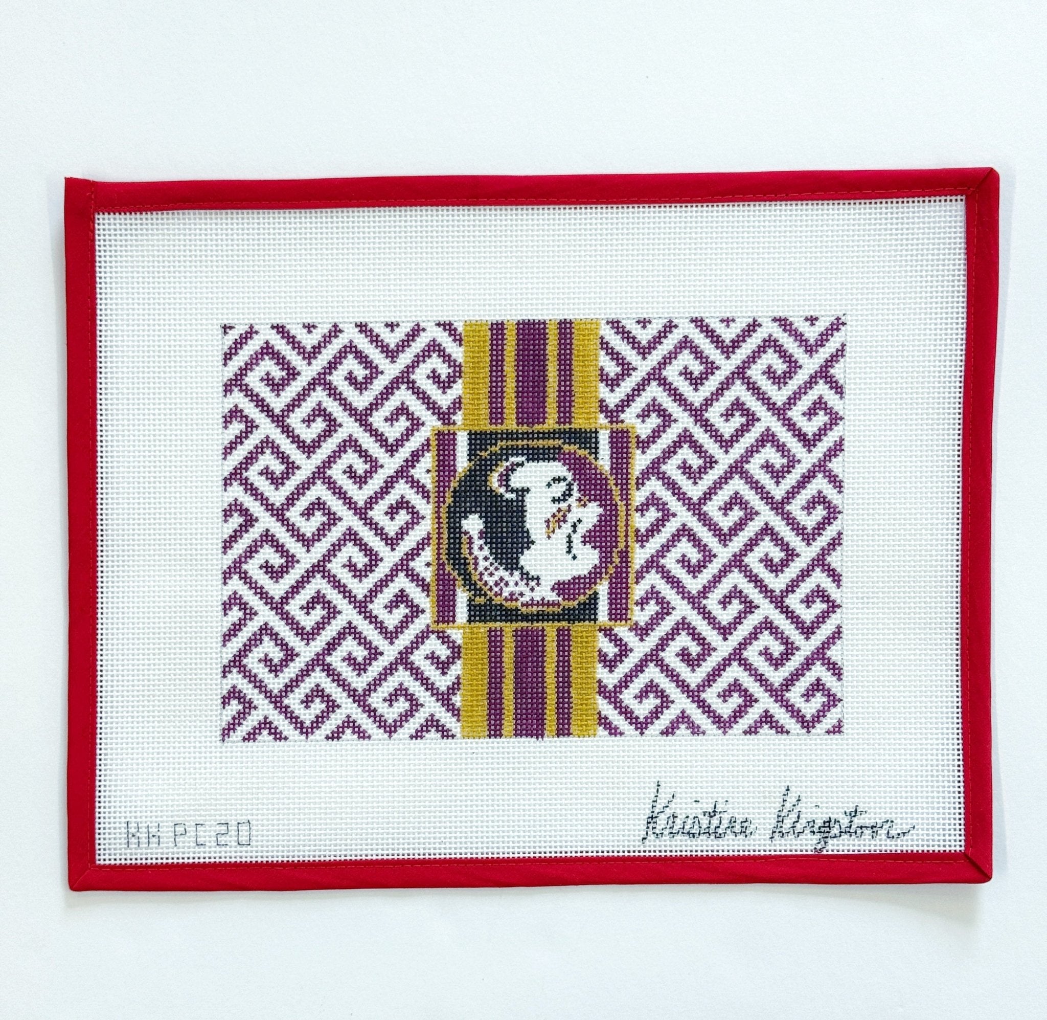 Florida State University ClutchKristine KingstonCanvasThe Red Thread Atelier
