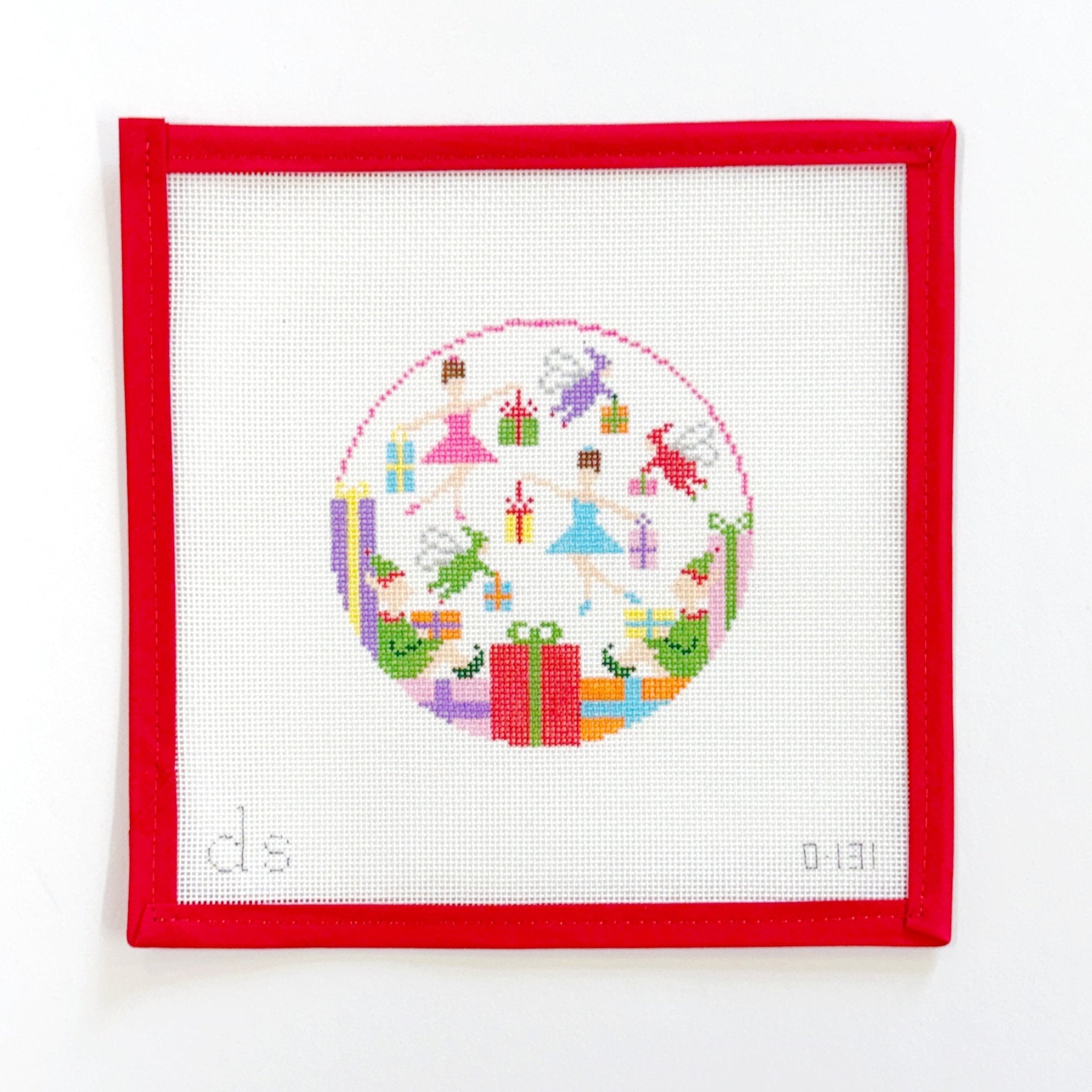 Dancing Fairies RoundDoolittle StitcheryCanvasThe Red Thread Atelier