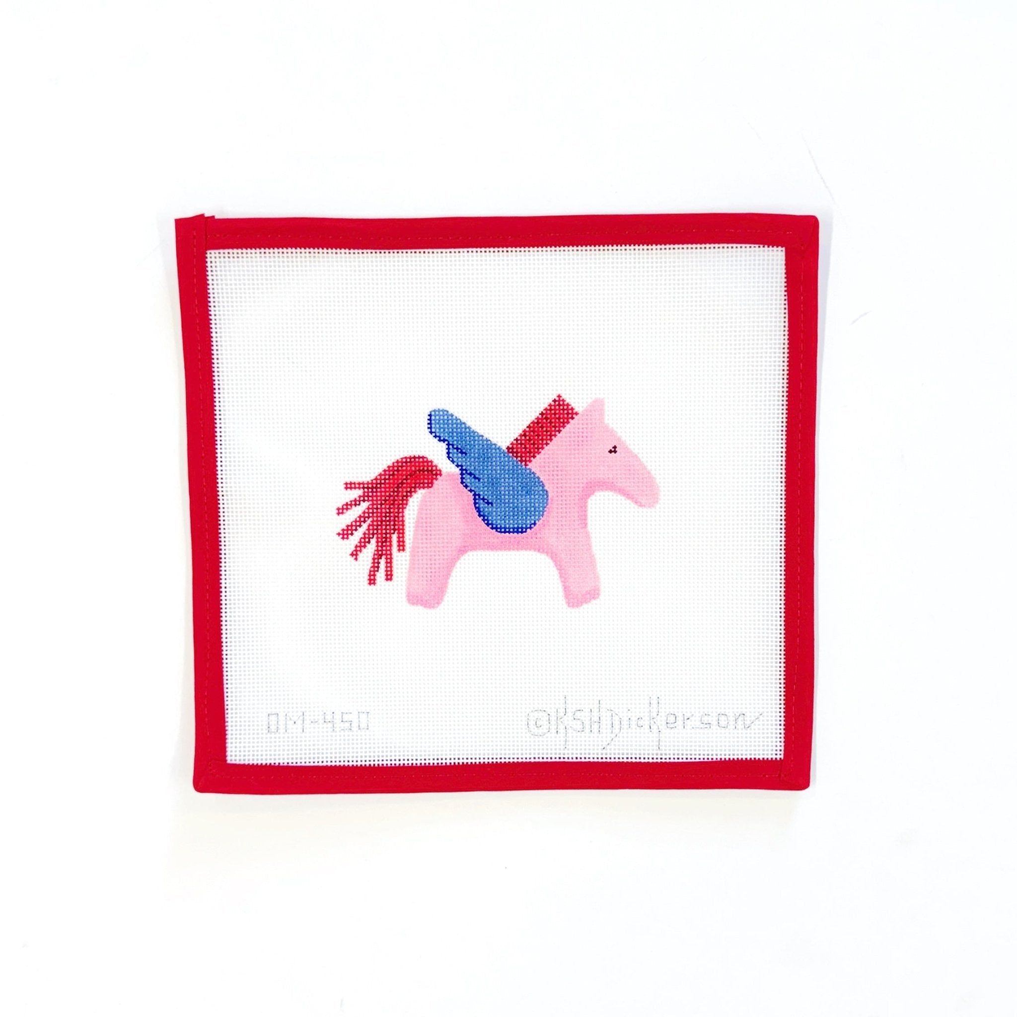 Pegasus - pinkKate DickersonCanvasThe Red Thread Atelier
