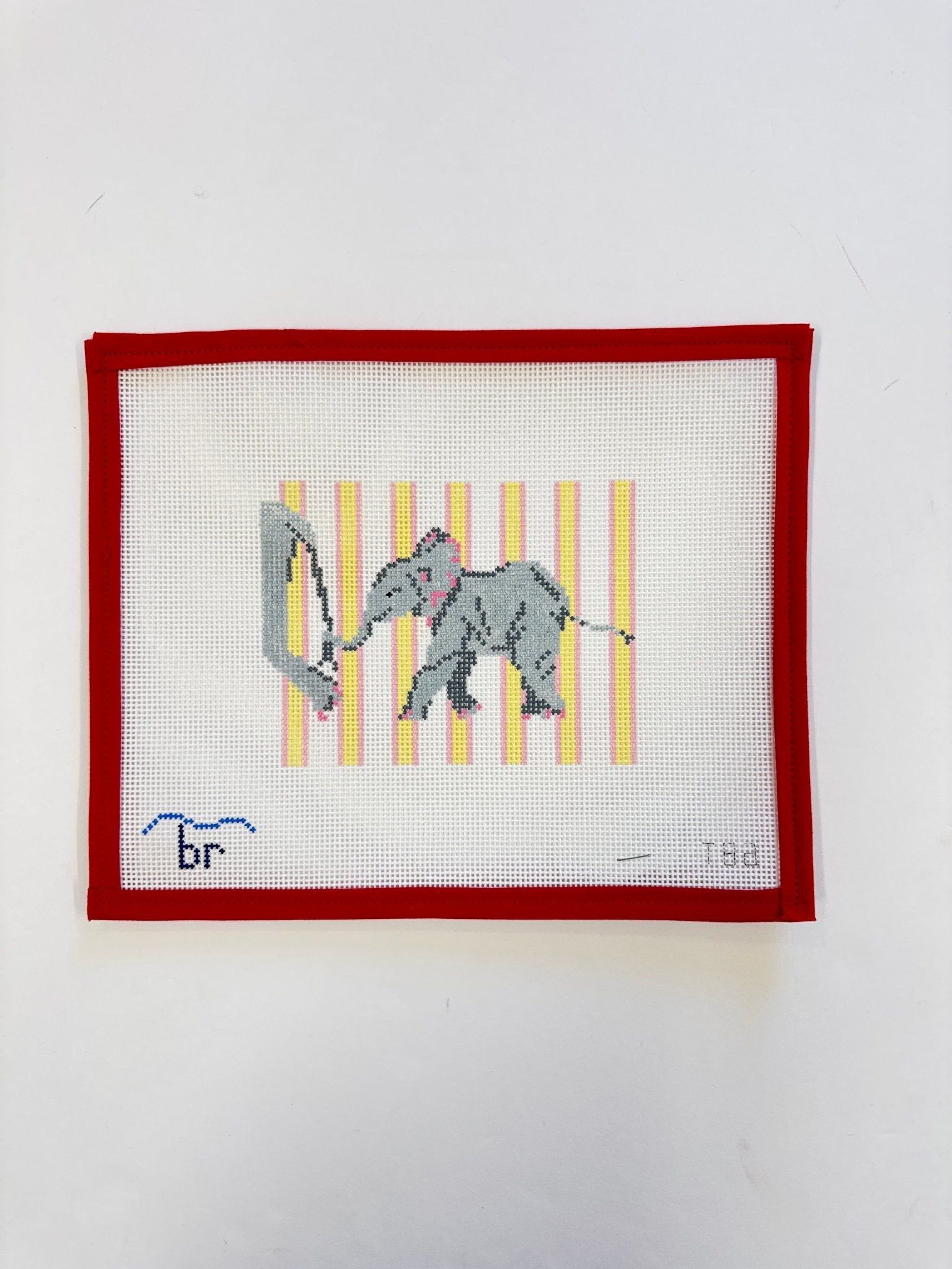Hang on! Baby elephantBlue Ridge StitcheryCanvasThe Red Thread Atelier