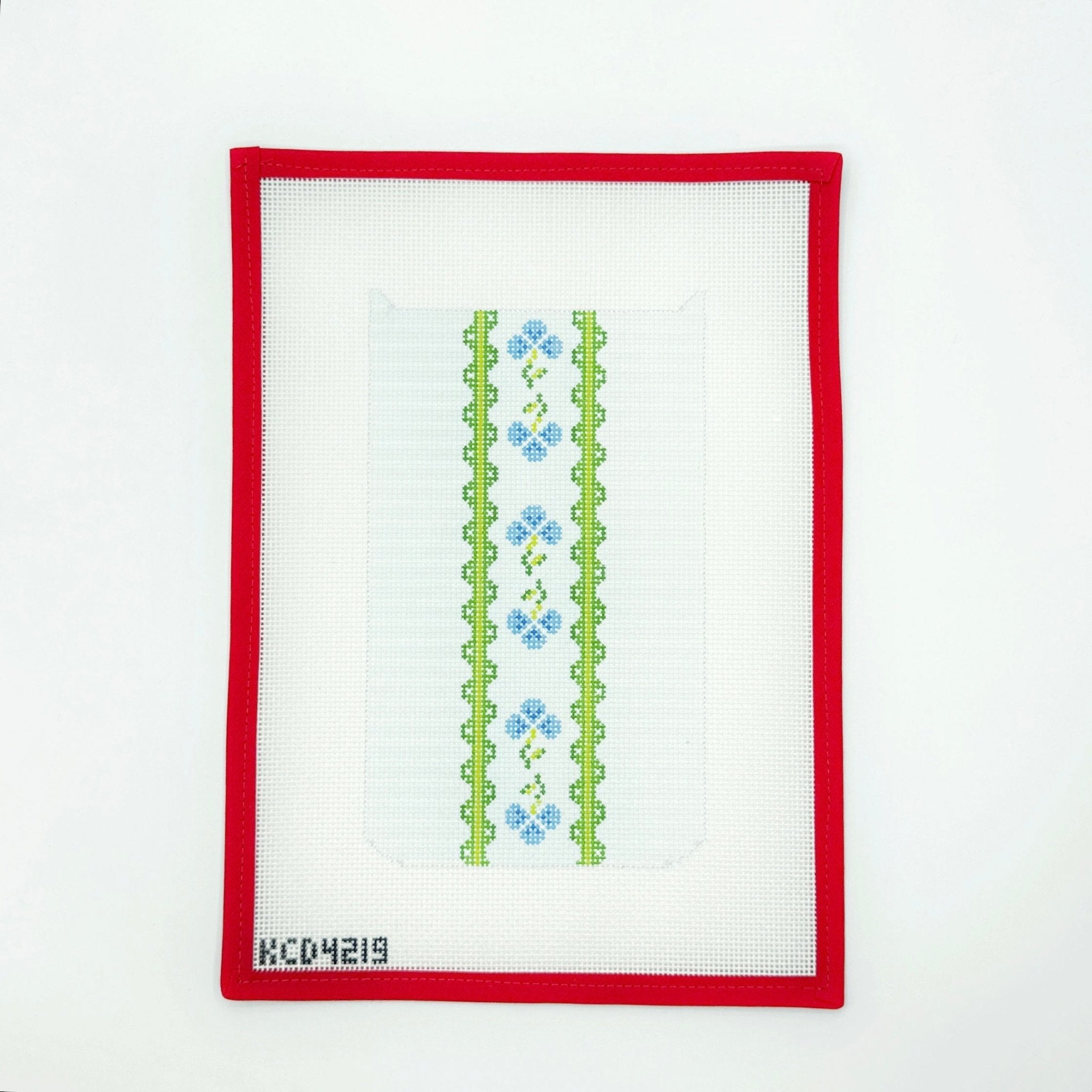Tri Fold Clutch - Small Treasures, Summer FloralKCNCanvasThe Red Thread Atelier