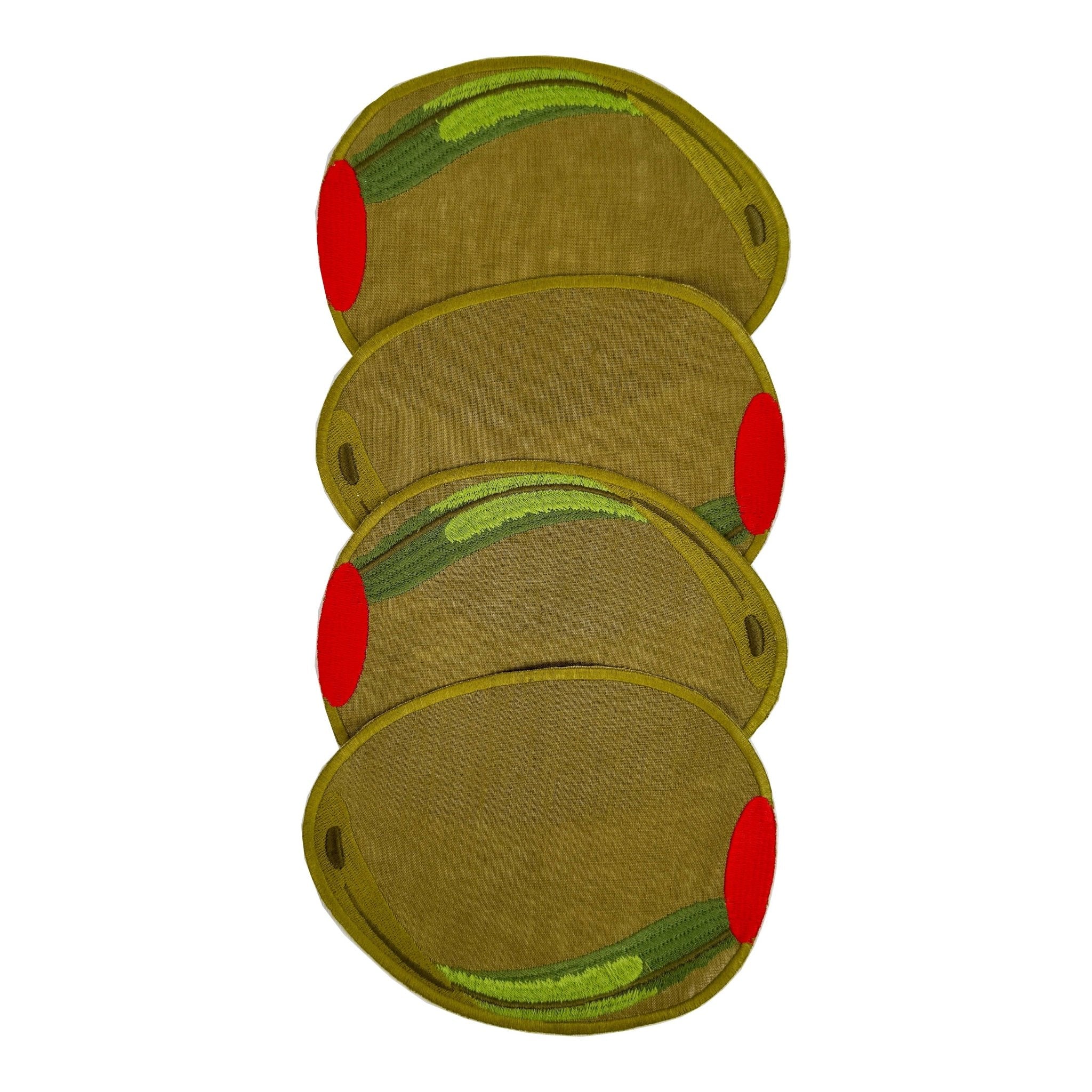 Olive Napkins, set of 4Biscuit HomeAccessoryThe Red Thread Atelier