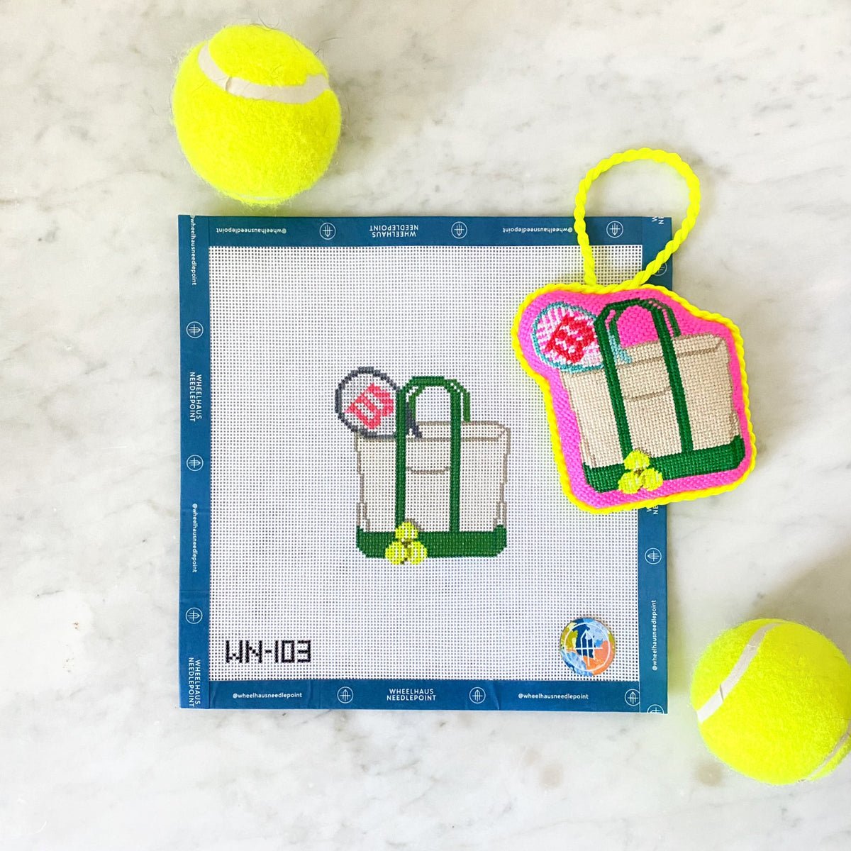 LOVE Tennis ToteWheelhausCanvasThe Red Thread Atelier