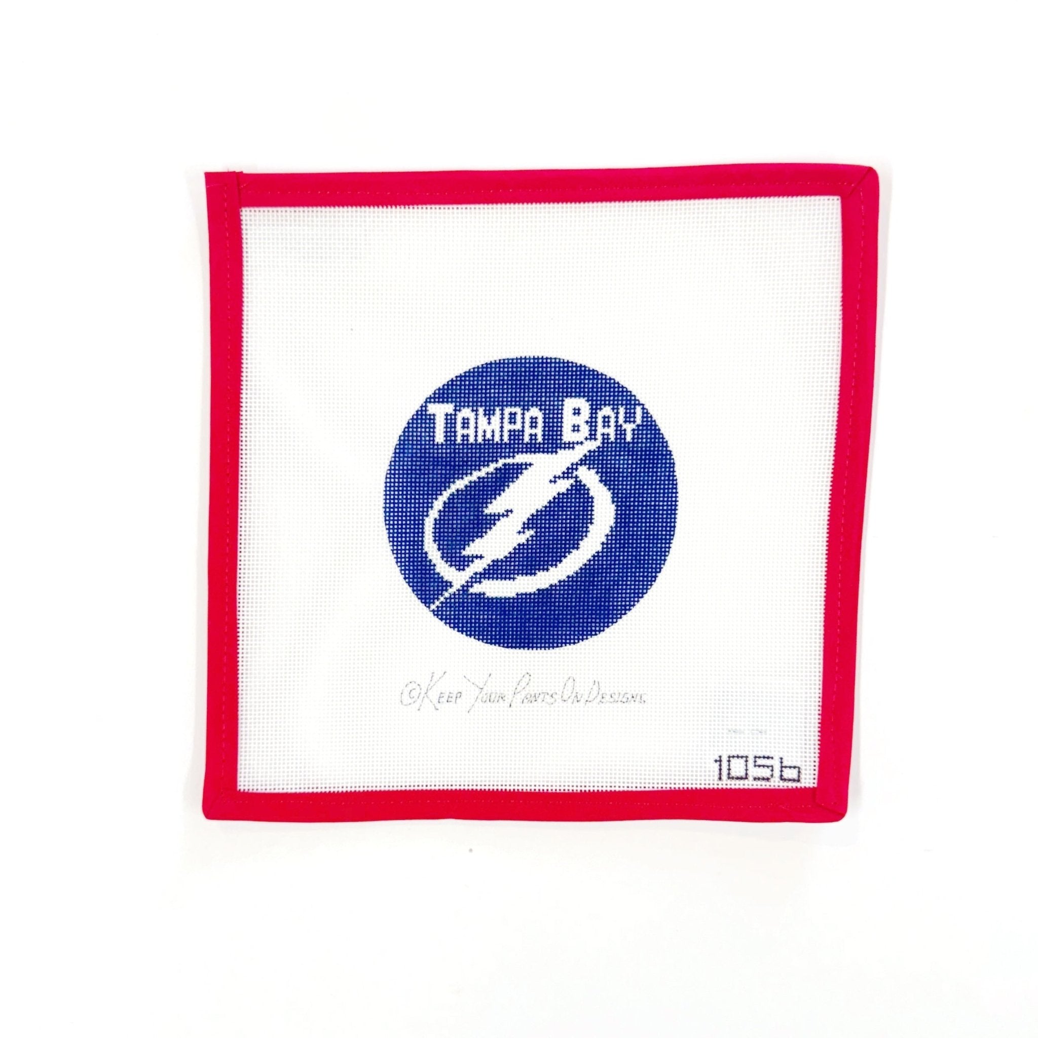 Tampa Bay LightningCBK NeedlepointCanvasThe Red Thread Atelier