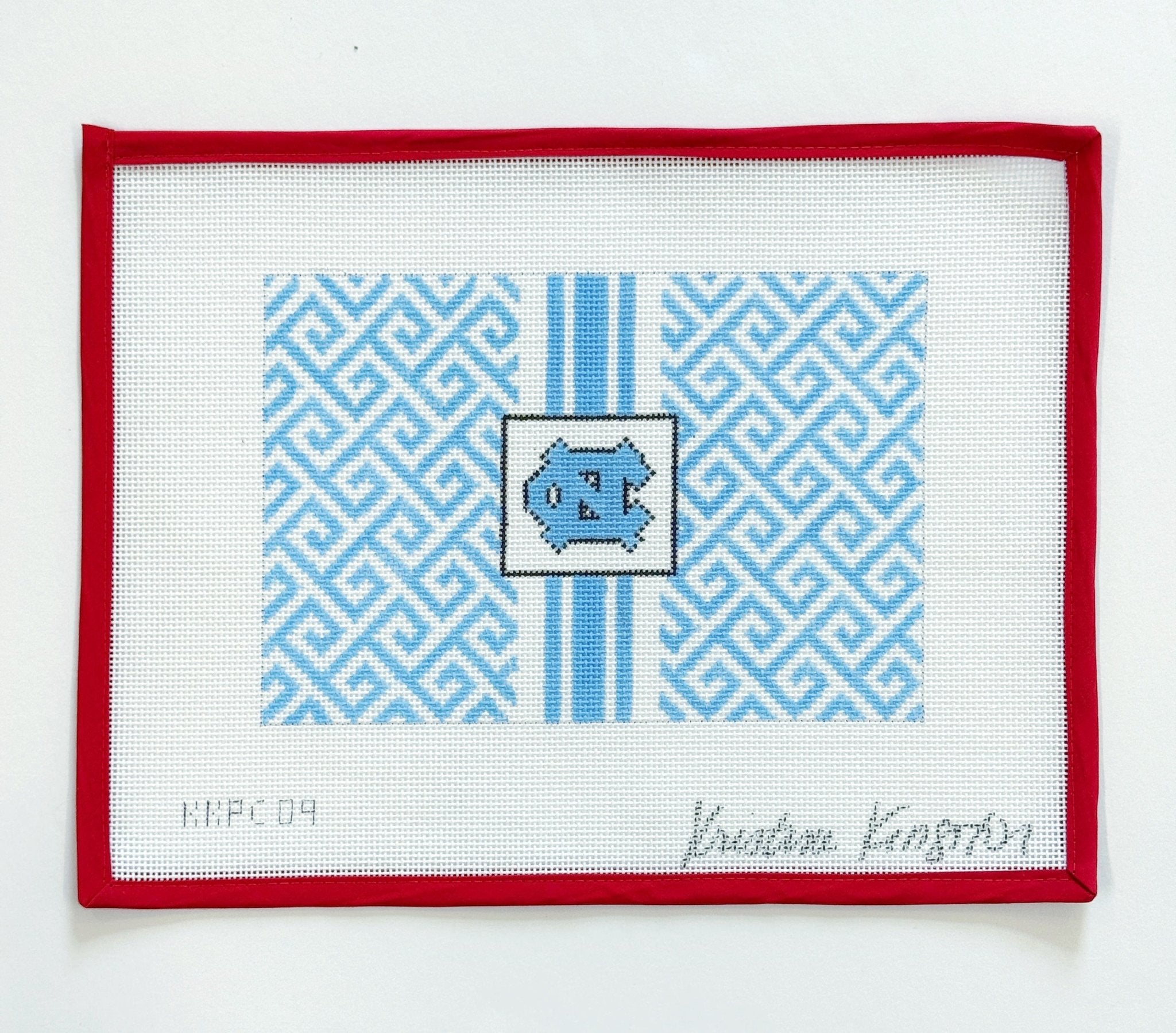 UNC Chapel Hill ClutchKristine KingstonCanvasThe Red Thread Atelier