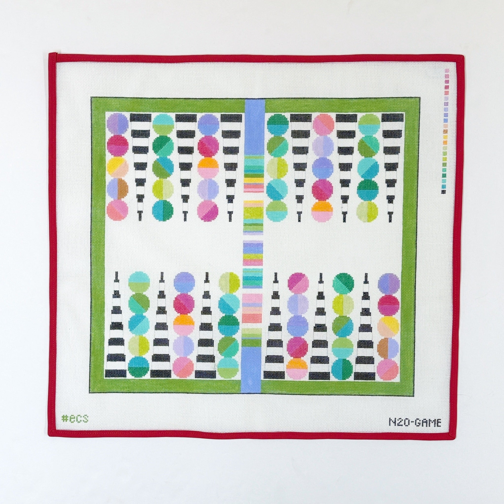 ECS backgammonElizabeth Crane SwartzCanvasThe Red Thread Atelier