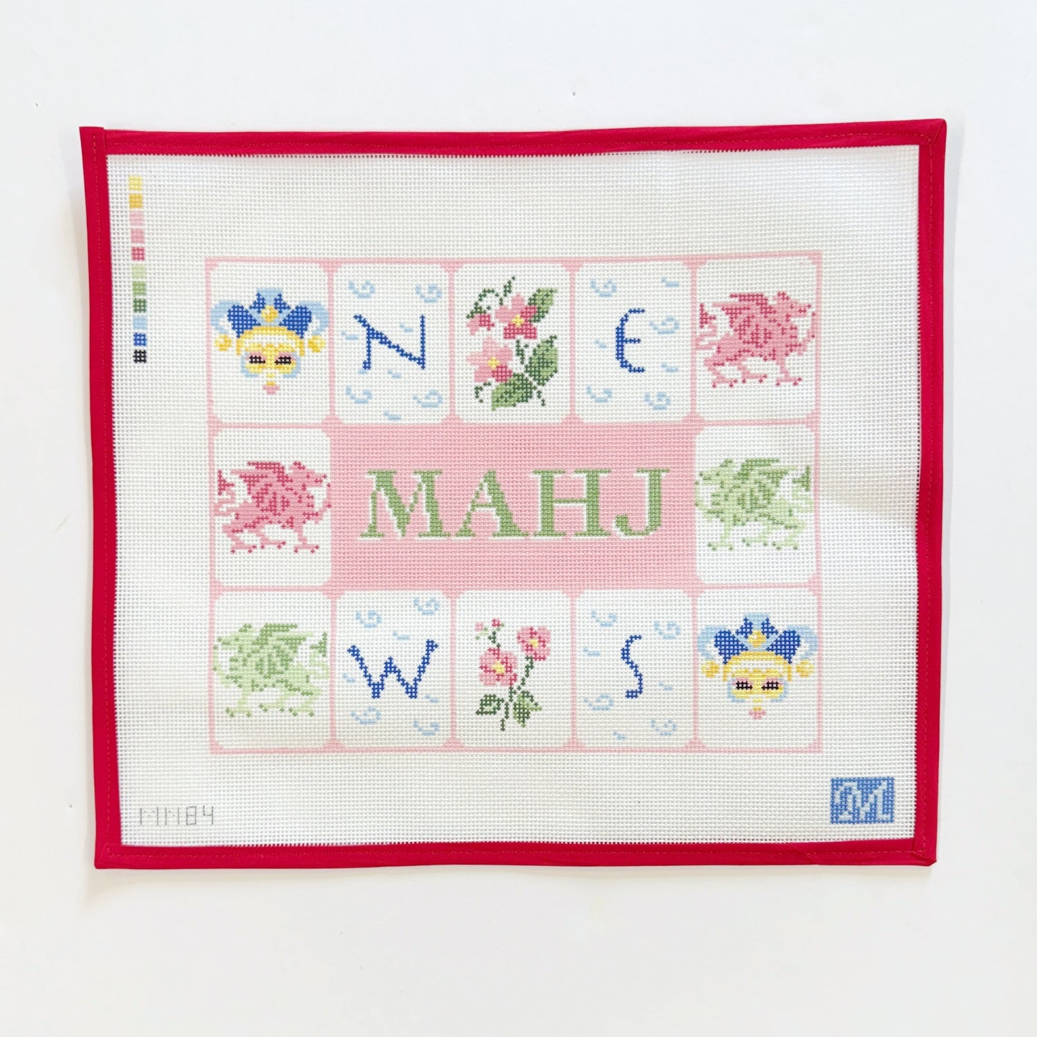 Mahjong Tile Bag - pink
