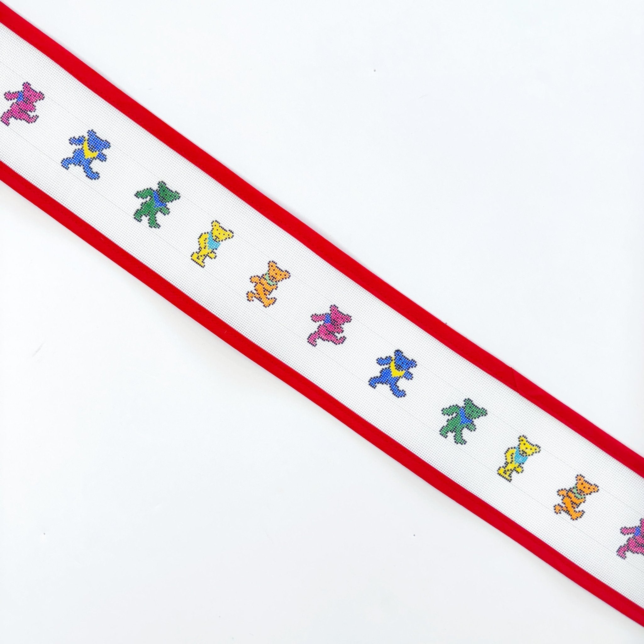 Dancing Bears BeltElm Tree NeedlepointCanvasThe Red Thread Atelier