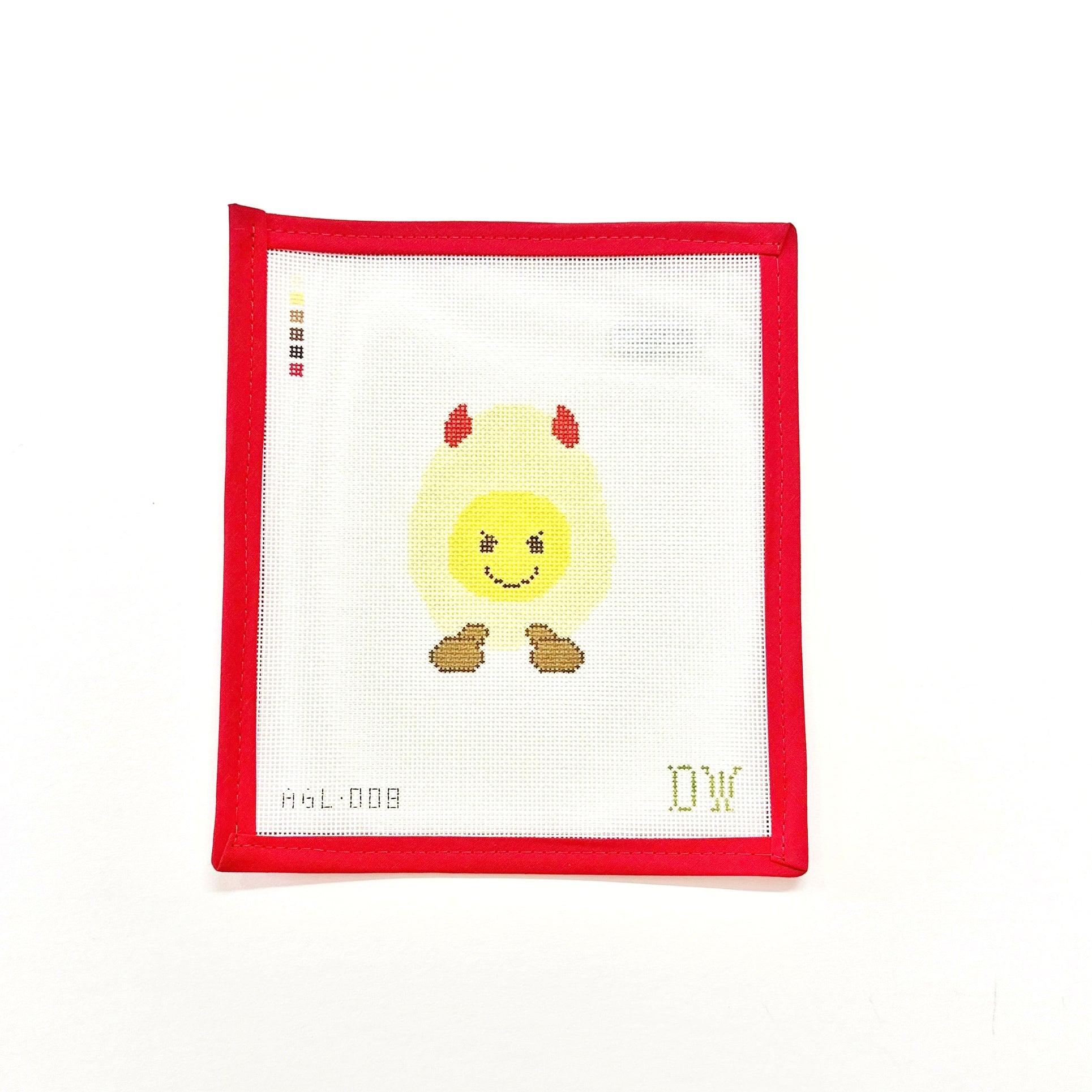 Deviled EggDogwood NeedlepointCanvasThe Red Thread Atelier
