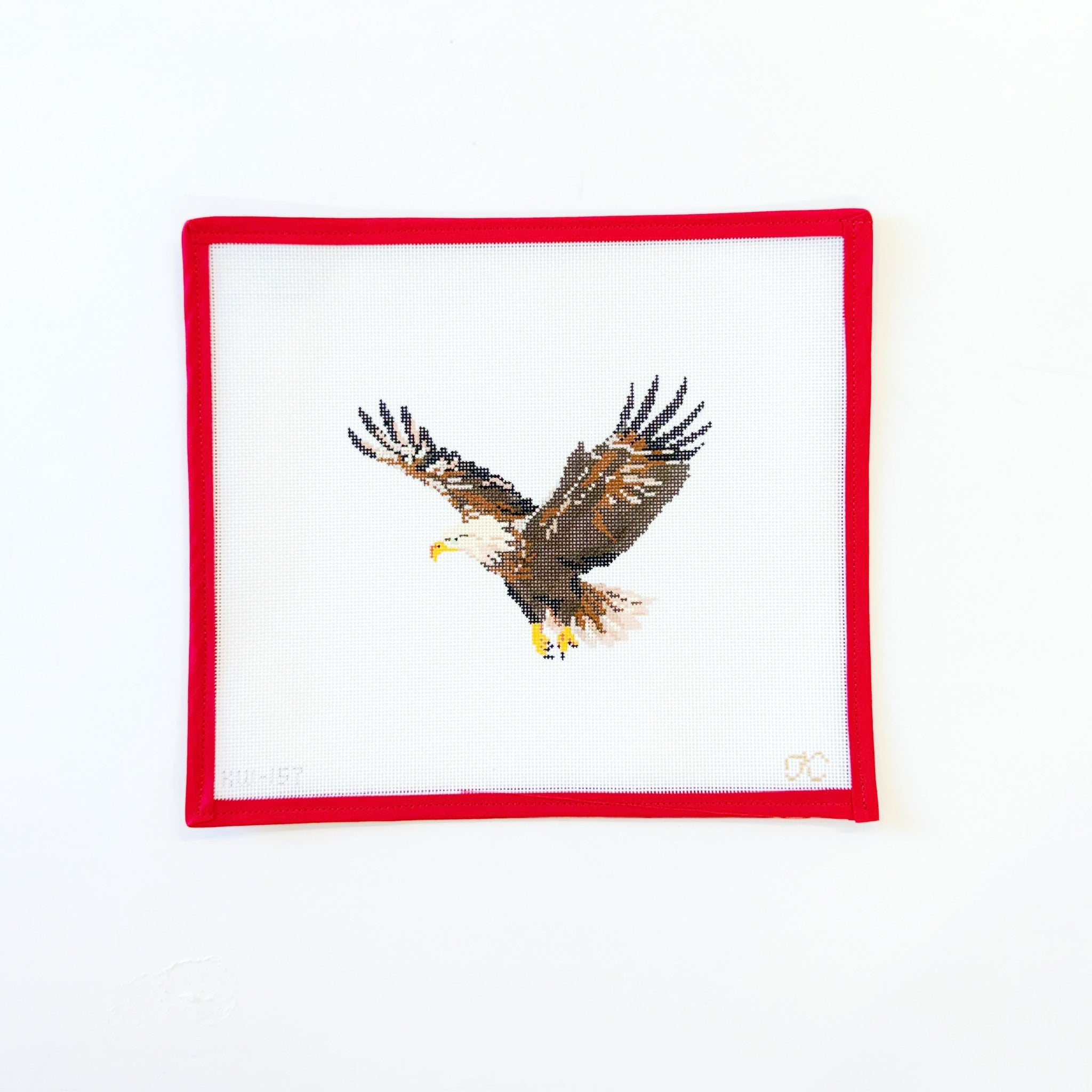 Bald EagleGingham StitcheryCanvasThe Red Thread Atelier