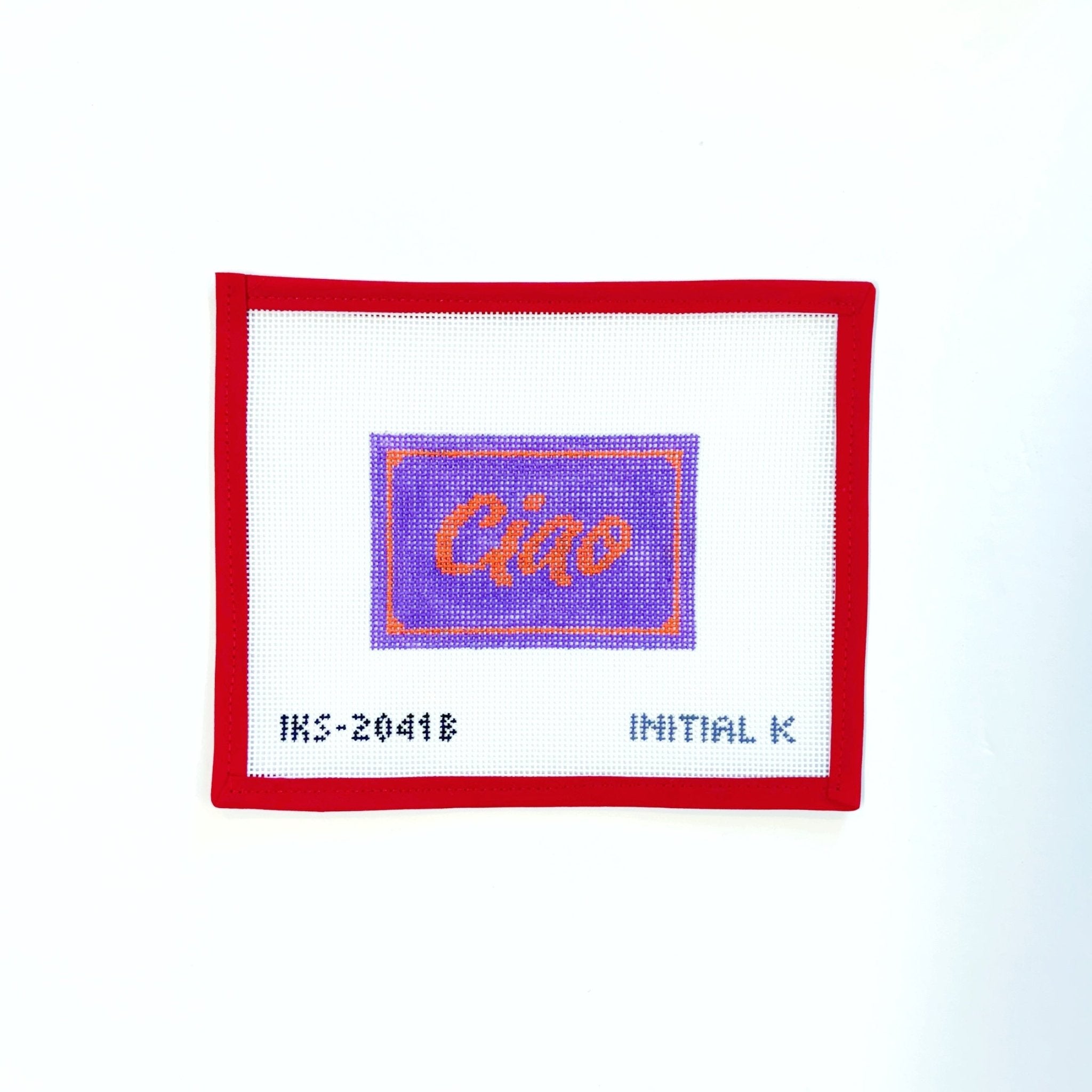 Ciao! PassportInitial KCanvasThe Red Thread Atelier