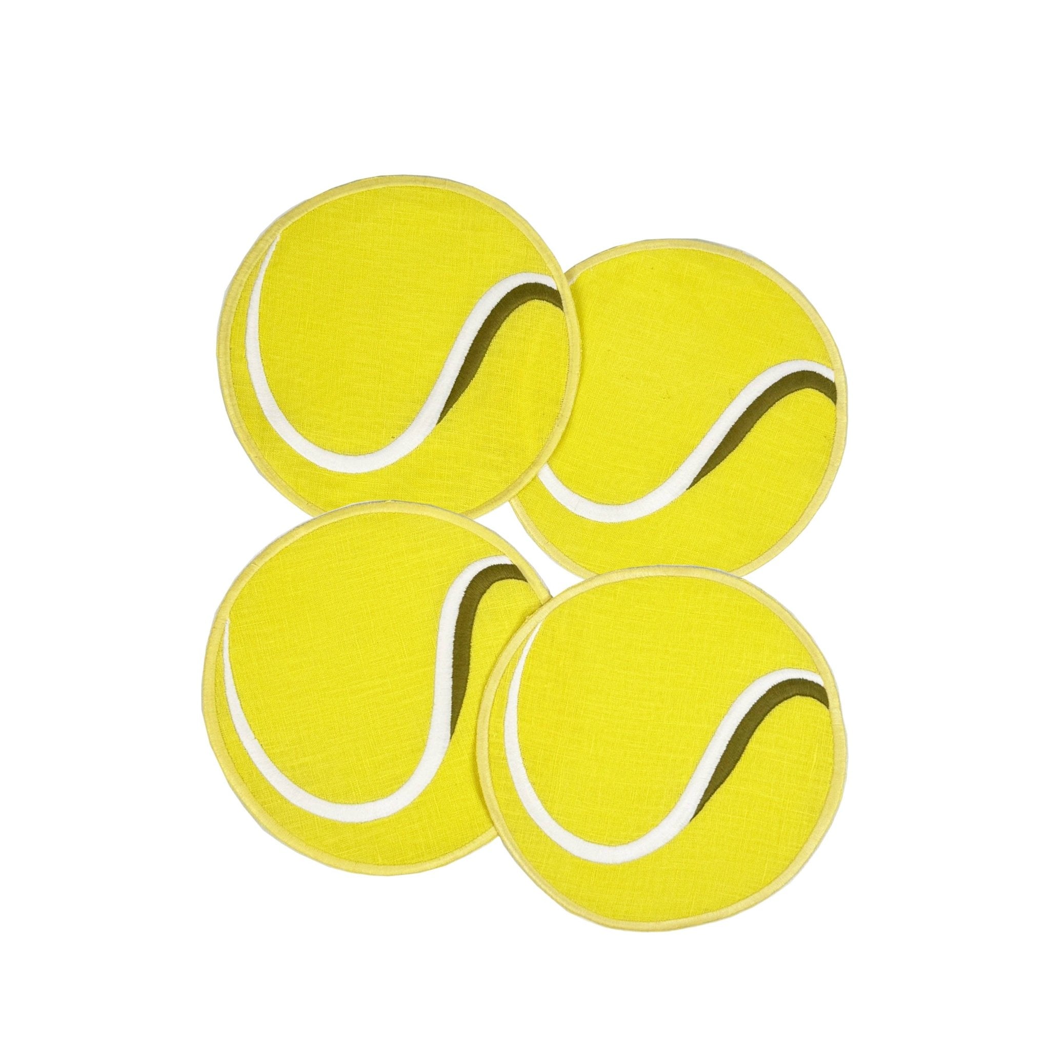 Tennis Ball Cocktail Napkins, set of 4Biscuit HomeAccessoryThe Red Thread Atelier