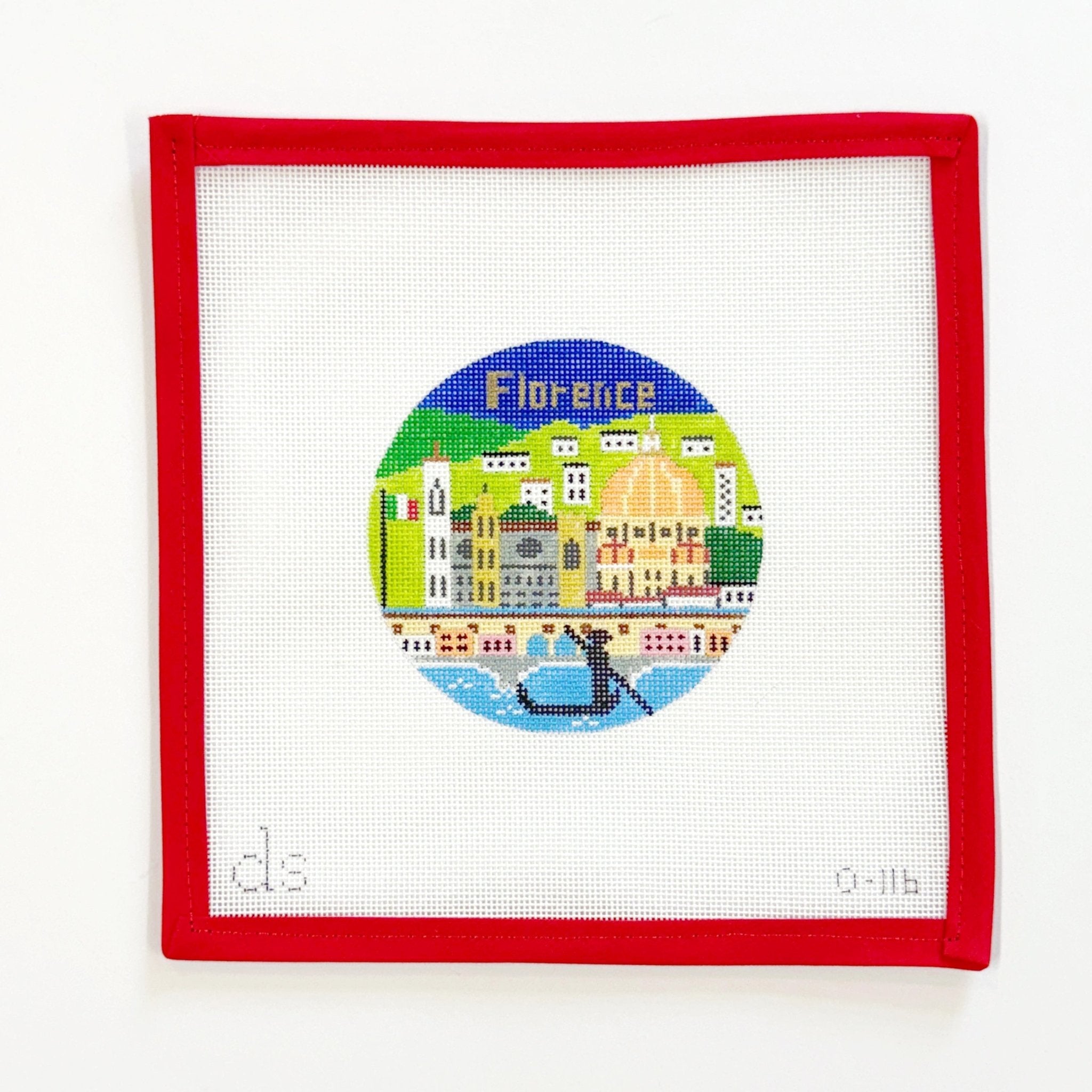 Florence RoundDoolittle StitcheryCanvasThe Red Thread Atelier