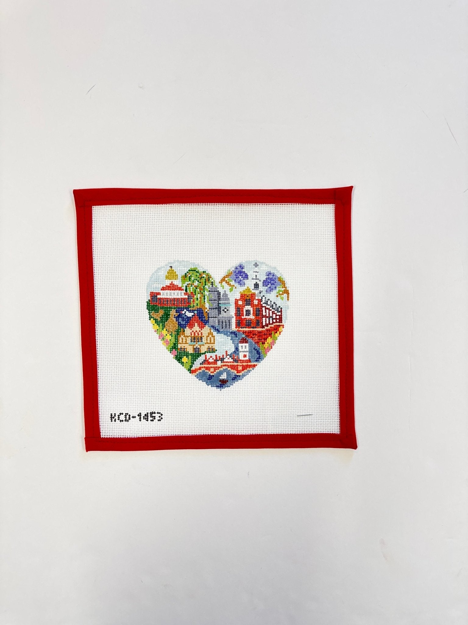 Favorite Places HeartsKCNCanvasThe Red Thread Atelier