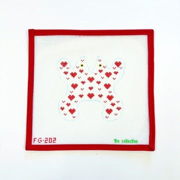 Red Hearts FrogThe CollectionCanvasThe Red Thread Atelier