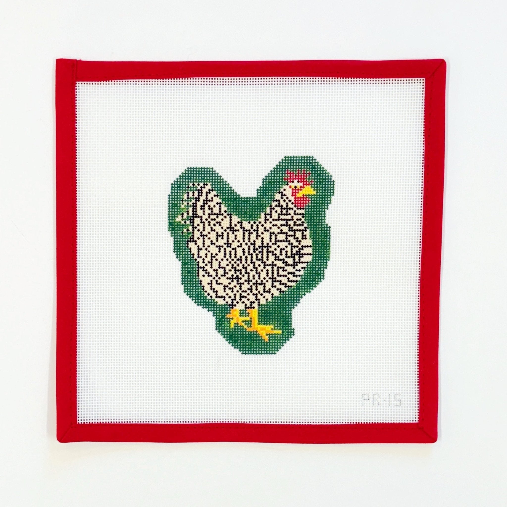 Freida the Barred Rock ChickenPip & RooCanvasThe Red Thread Atelier