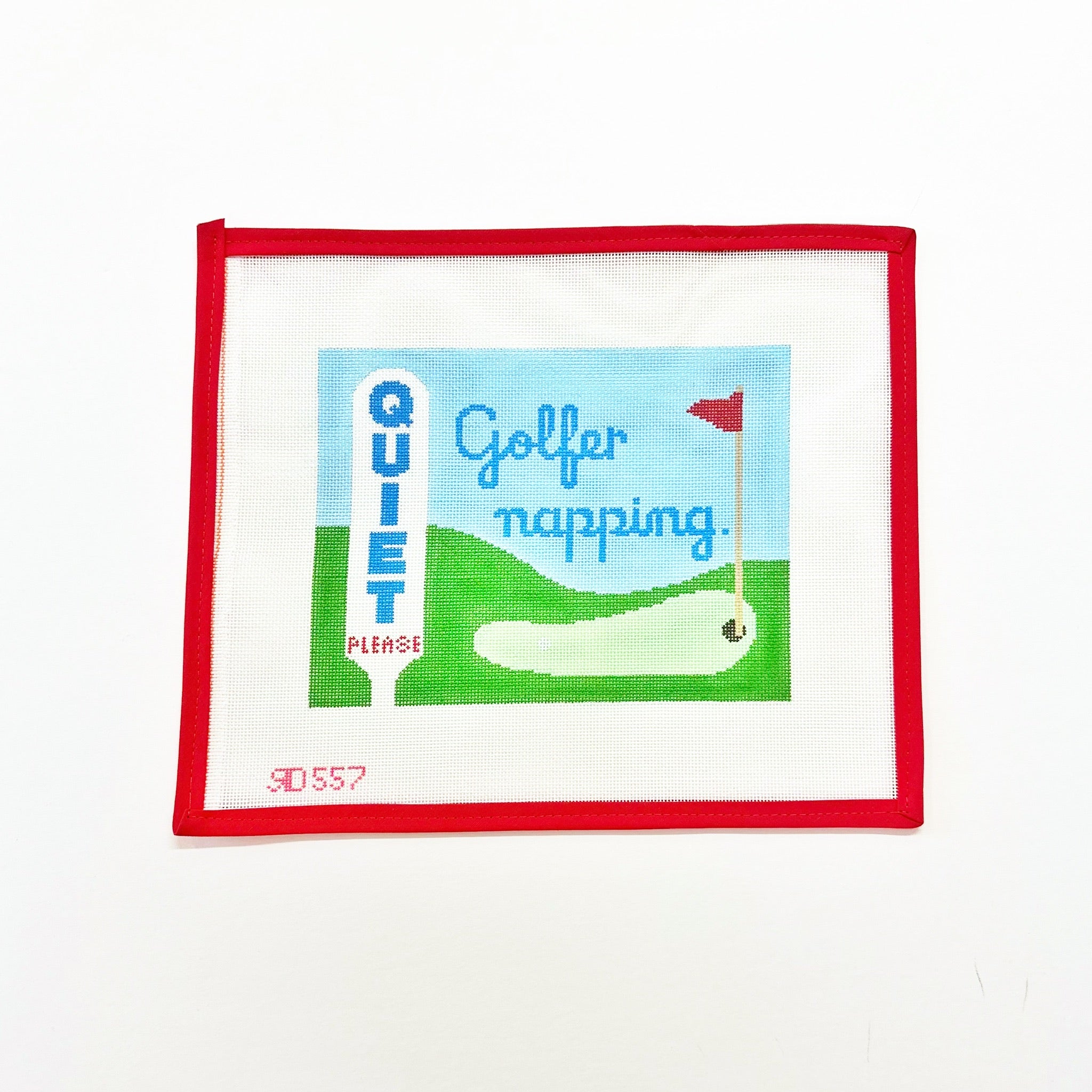 Quiet Golfer NappingRachel DonleyCanvasThe Red Thread Atelier