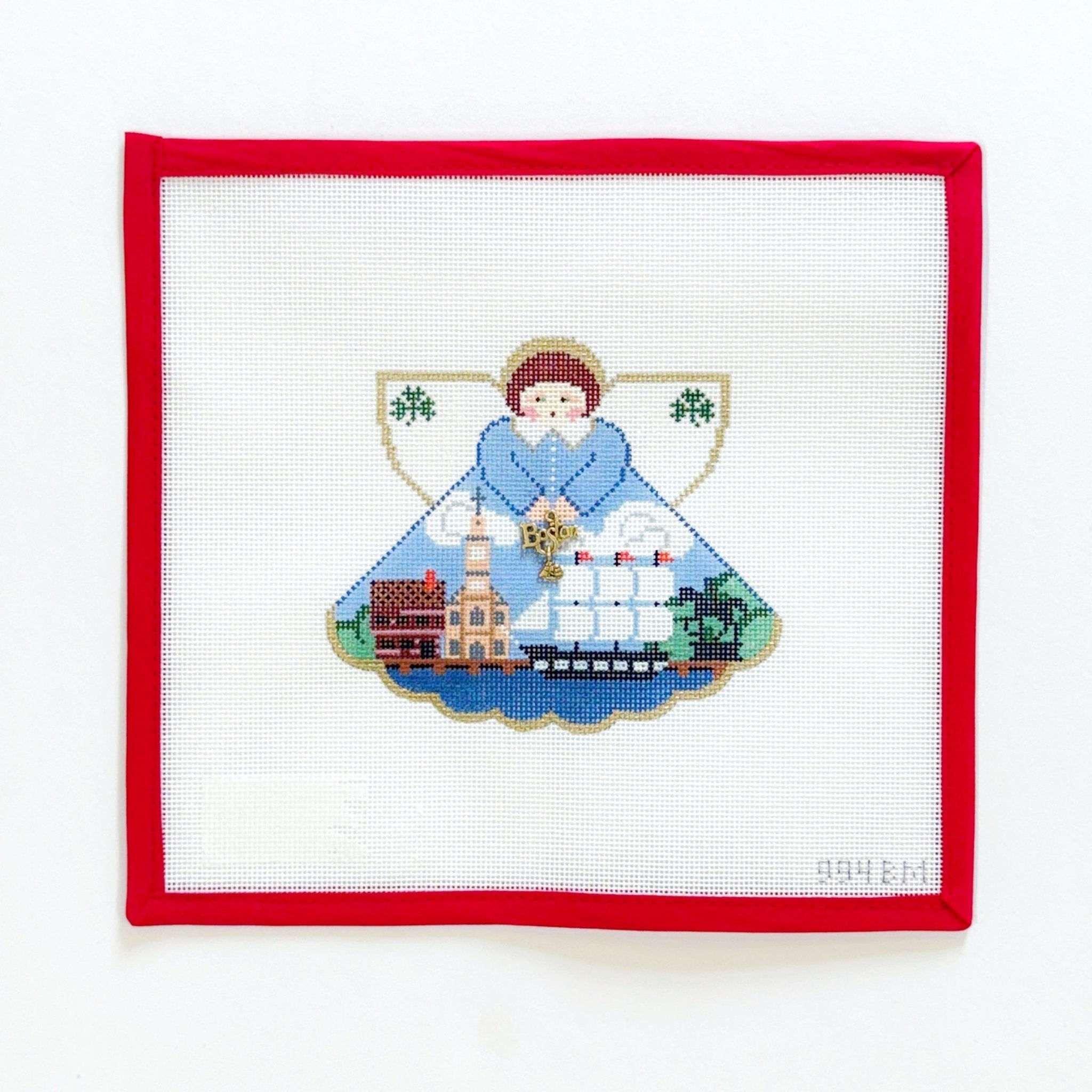Boston - Charm AngelsPainted Pony DesignsCanvasThe Red Thread Atelier