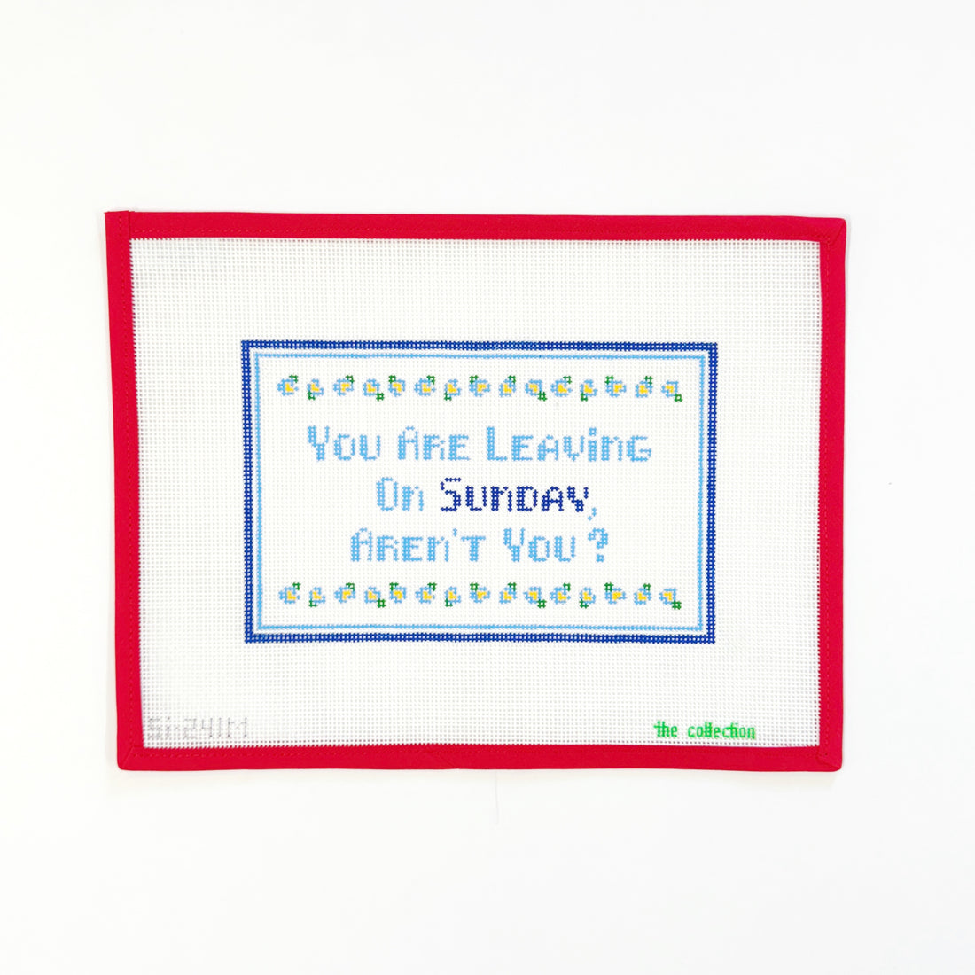 Leaving Sunday?