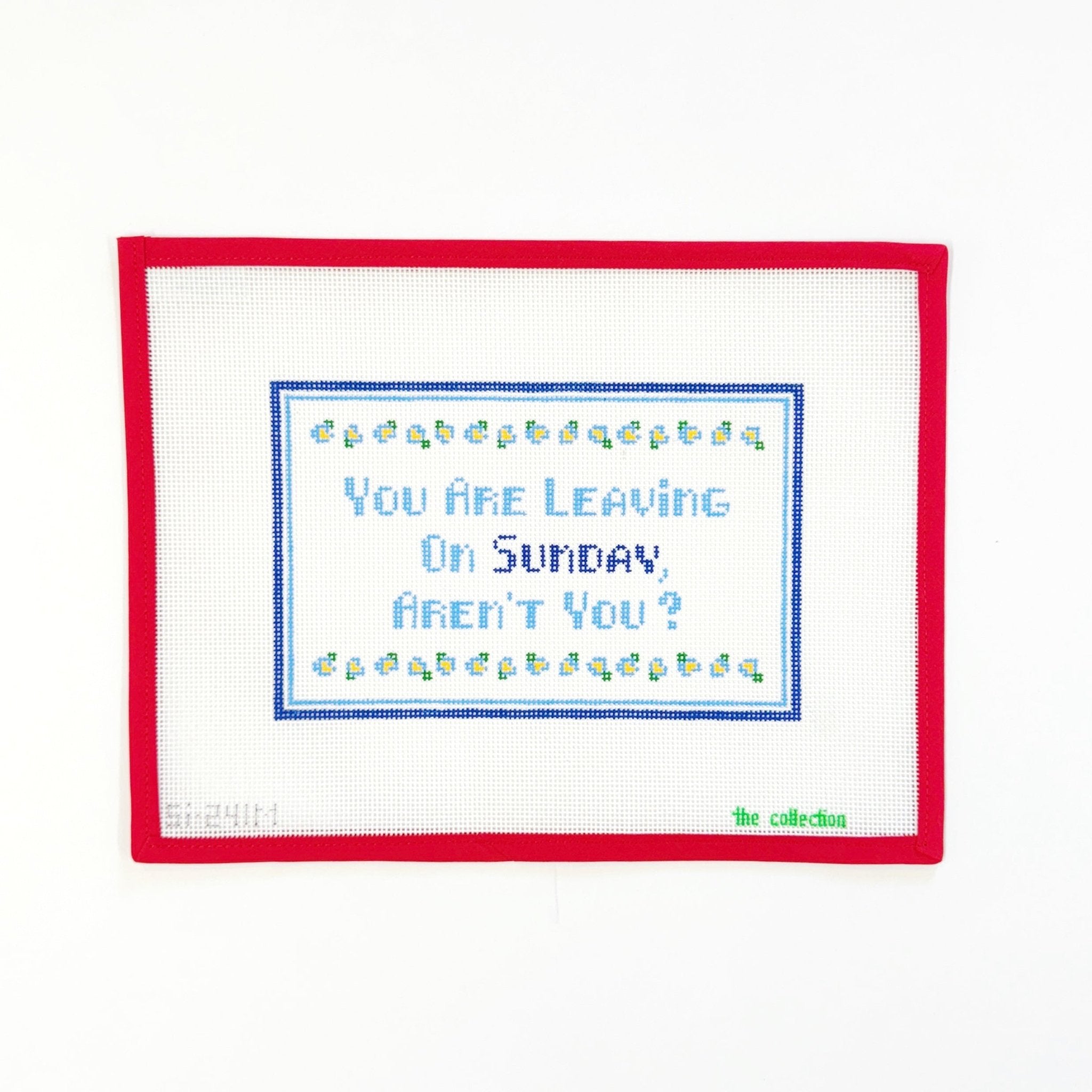 Leaving Sunday?The CollectionThe Red Thread Atelier