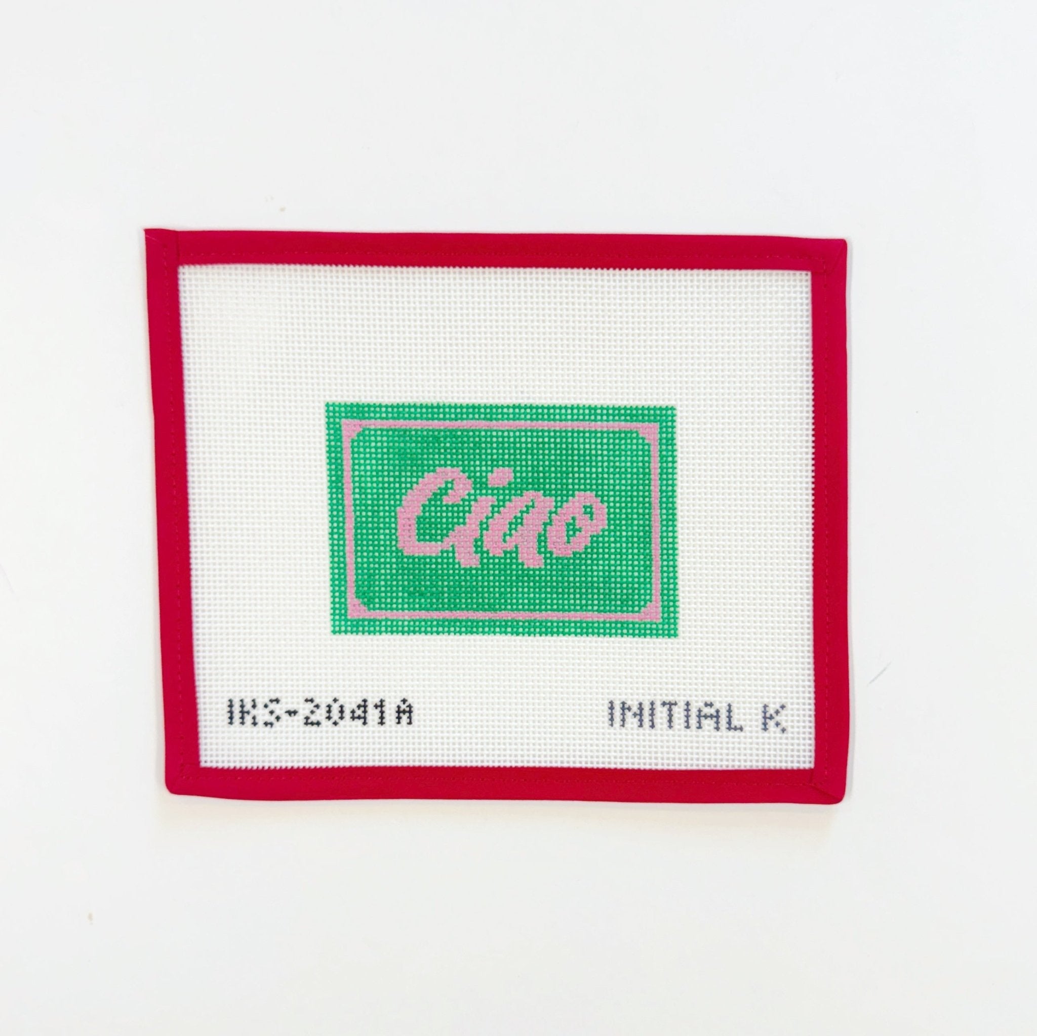 Ciao! PassportInitial KCanvasThe Red Thread Atelier