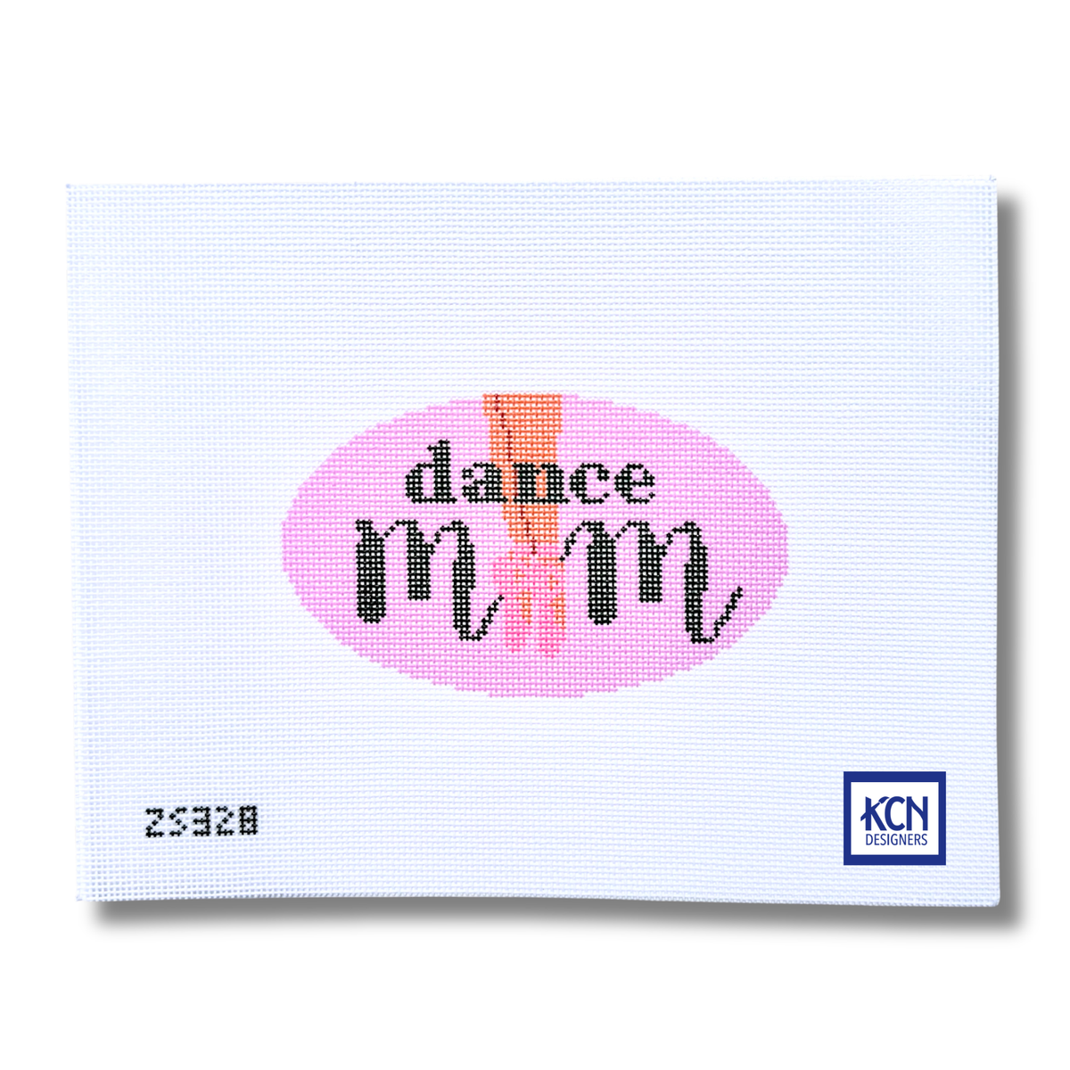Dance Mom needlepoint canvas by Ziggy Stitches for KCN Designers