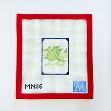 Green Dragon Mahjong TileMaura Nolan DesignsCanvasThe Red Thread Atelier