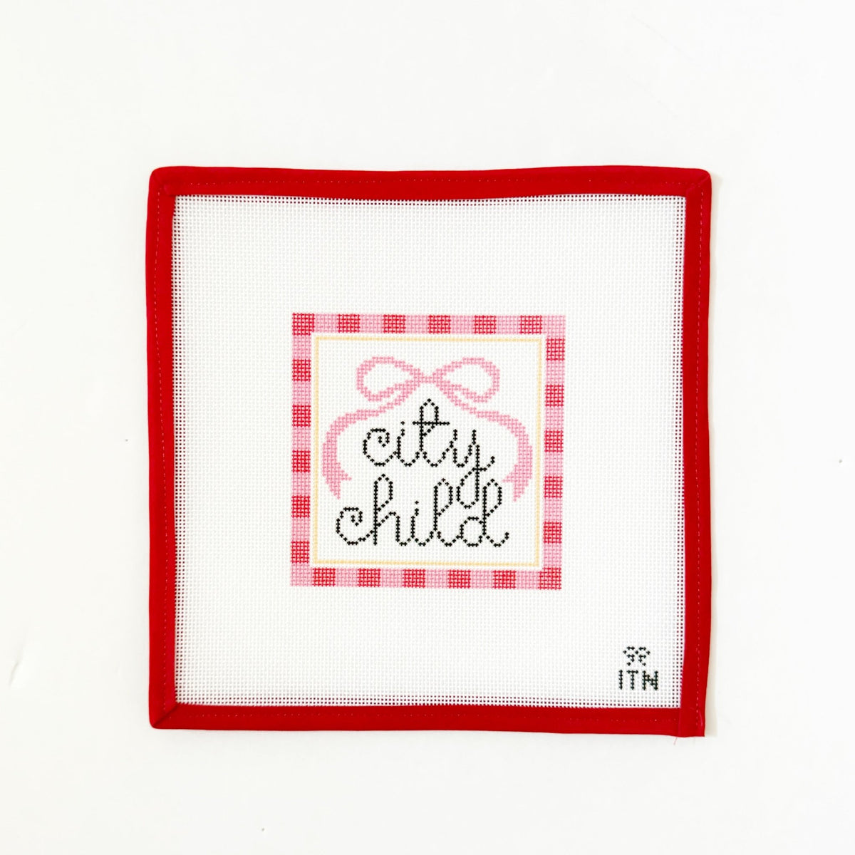 City ChildIvy Thread NeedlepointCanvasThe Red Thread Atelier