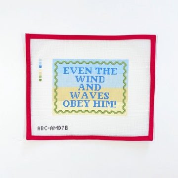 Mark 4:41Atlantic BlueCanvasThe Red Thread Atelier