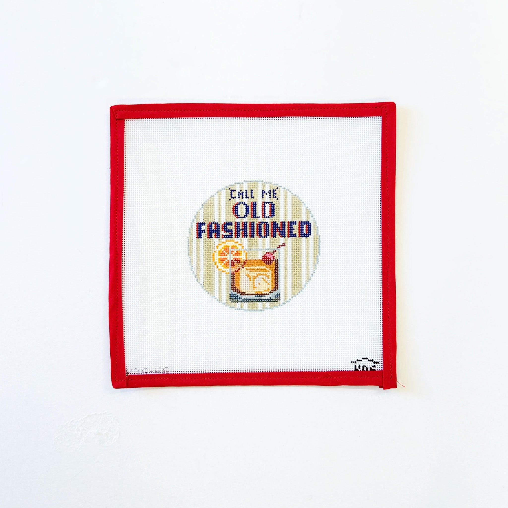 Happier Hour - Old FashionedGingham StitcheryCanvasThe Red Thread Atelier