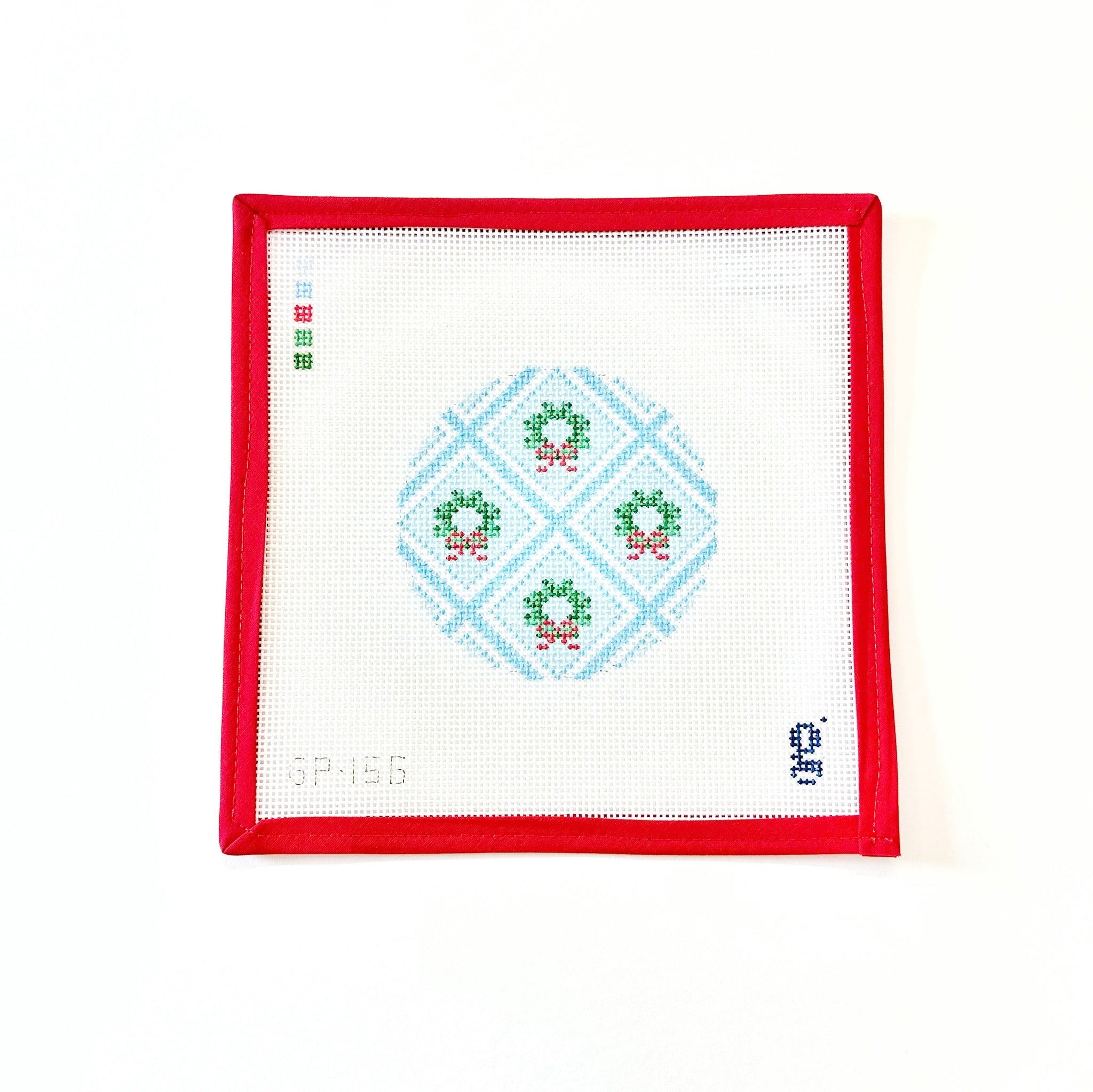 Wreath Trellis RoundGoodpointCanvasThe Red Thread Atelier