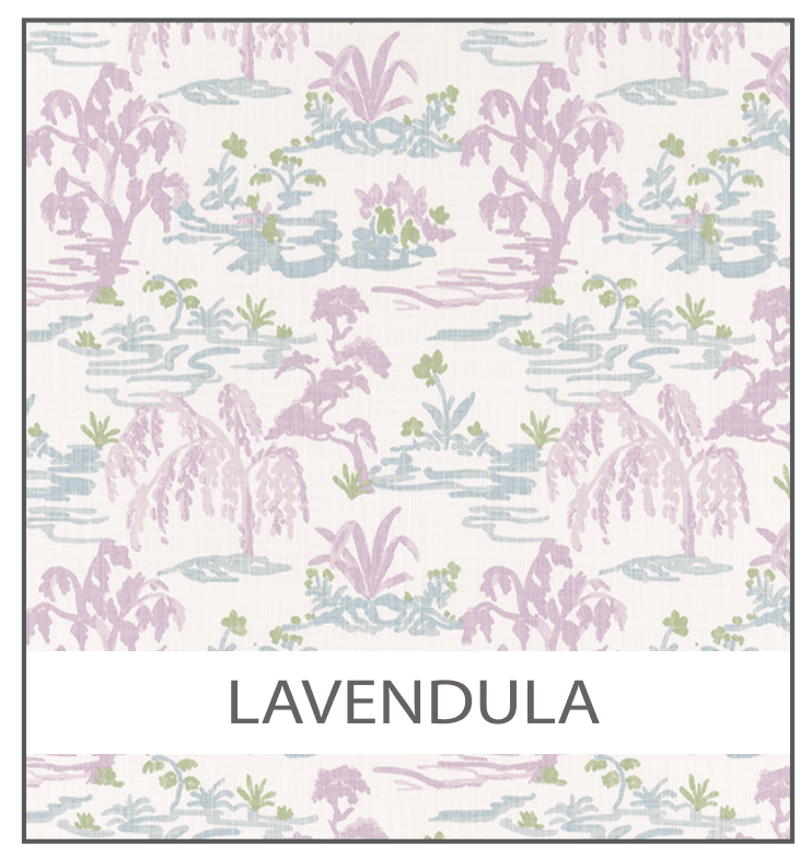 Sacculus Organizer Bag (3/4 gallon size): Lavendula (lavender/blue/green/white)Samantha Grace Designs LLCAccessoryThe Red Thread Atelier
