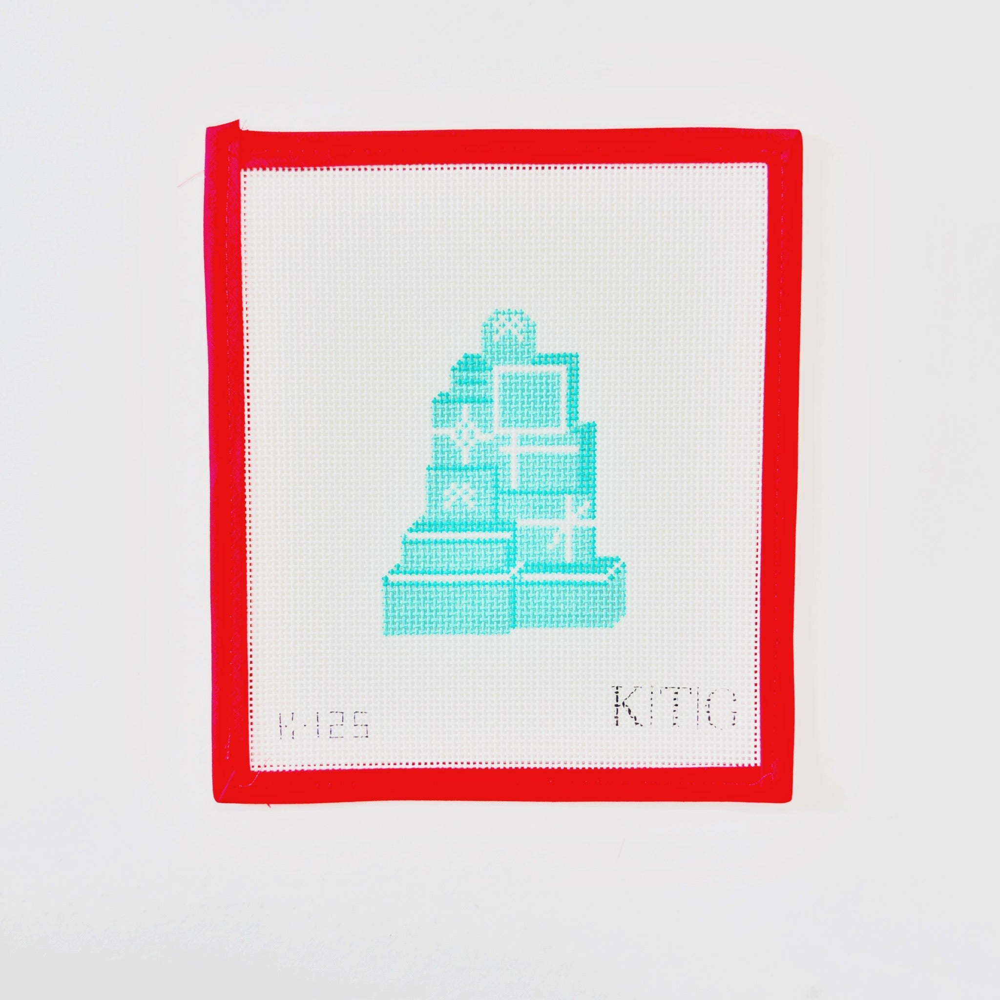 Blue Gifts TreeKTGCanvasThe Red Thread Atelier