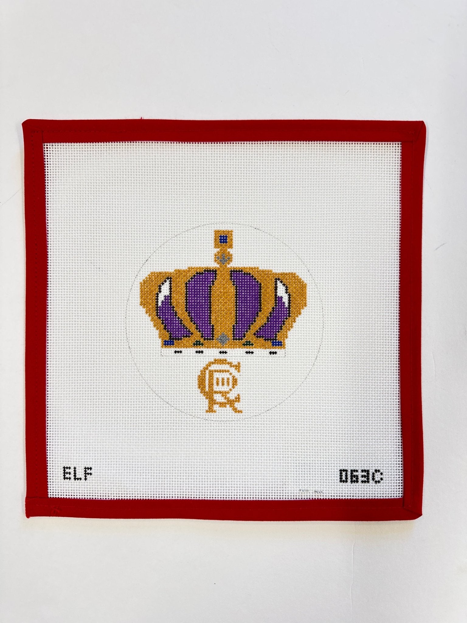 Coronation CrownElf Needlepoint DesignsCanvasThe Red Thread Atelier