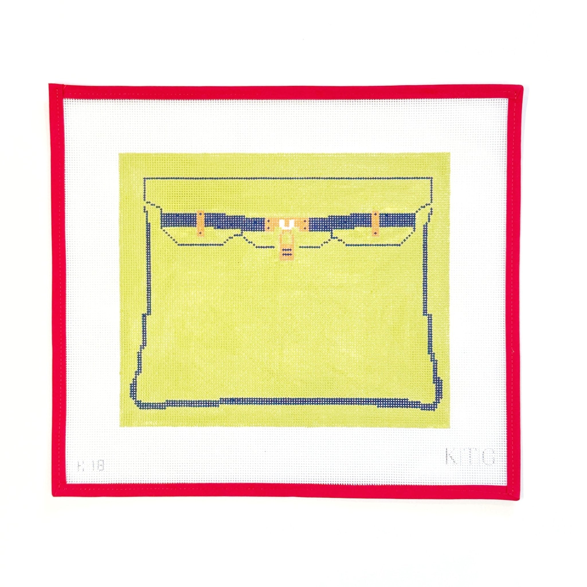 PREORDER - Chartreuse ClutchKate the GreatCanvasThe Red Thread Atelier