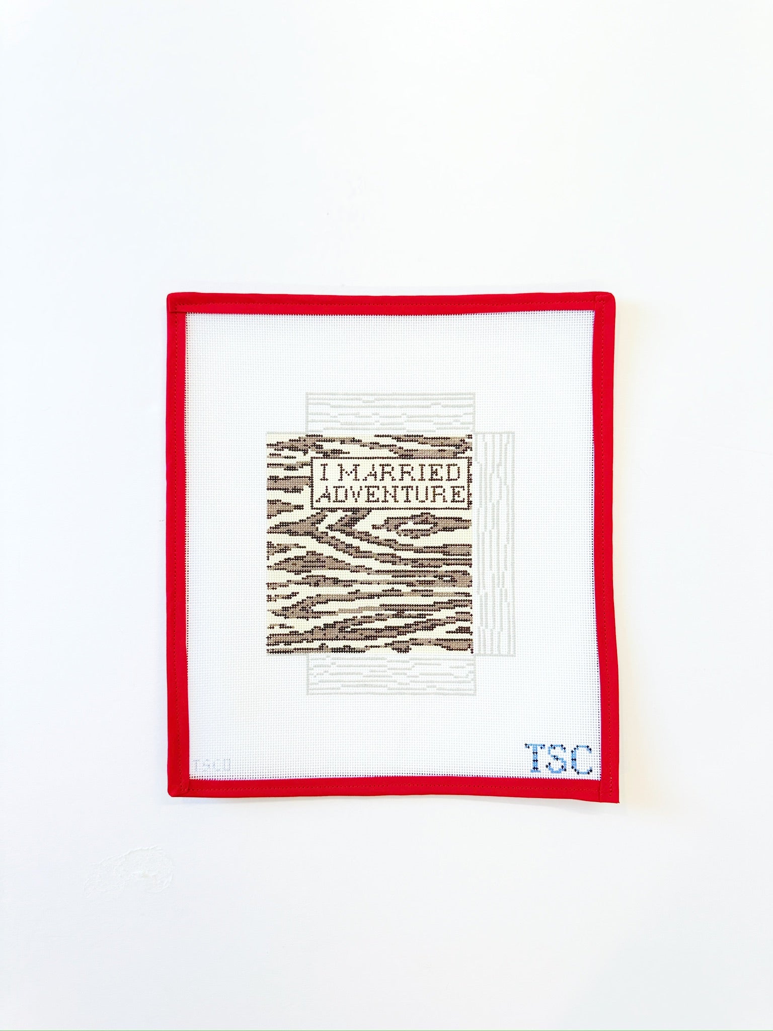 I Married Adventure 3D Coffee Table BookGingham StitcheryCanvasThe Red Thread Atelier