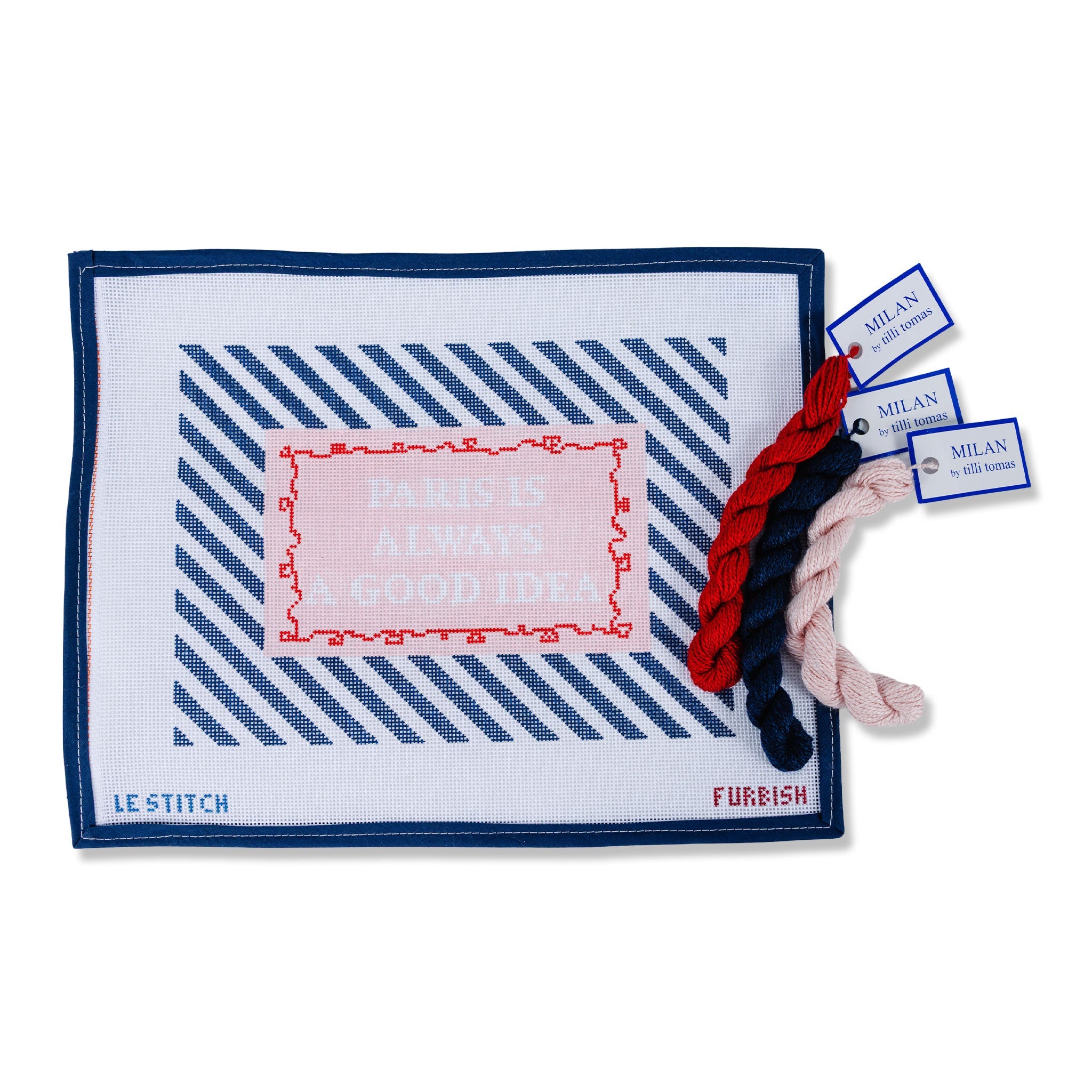 Furbish x Le Stitch - Paris is Always a Good IdeaLe StitchCanvasThe Red Thread Atelier