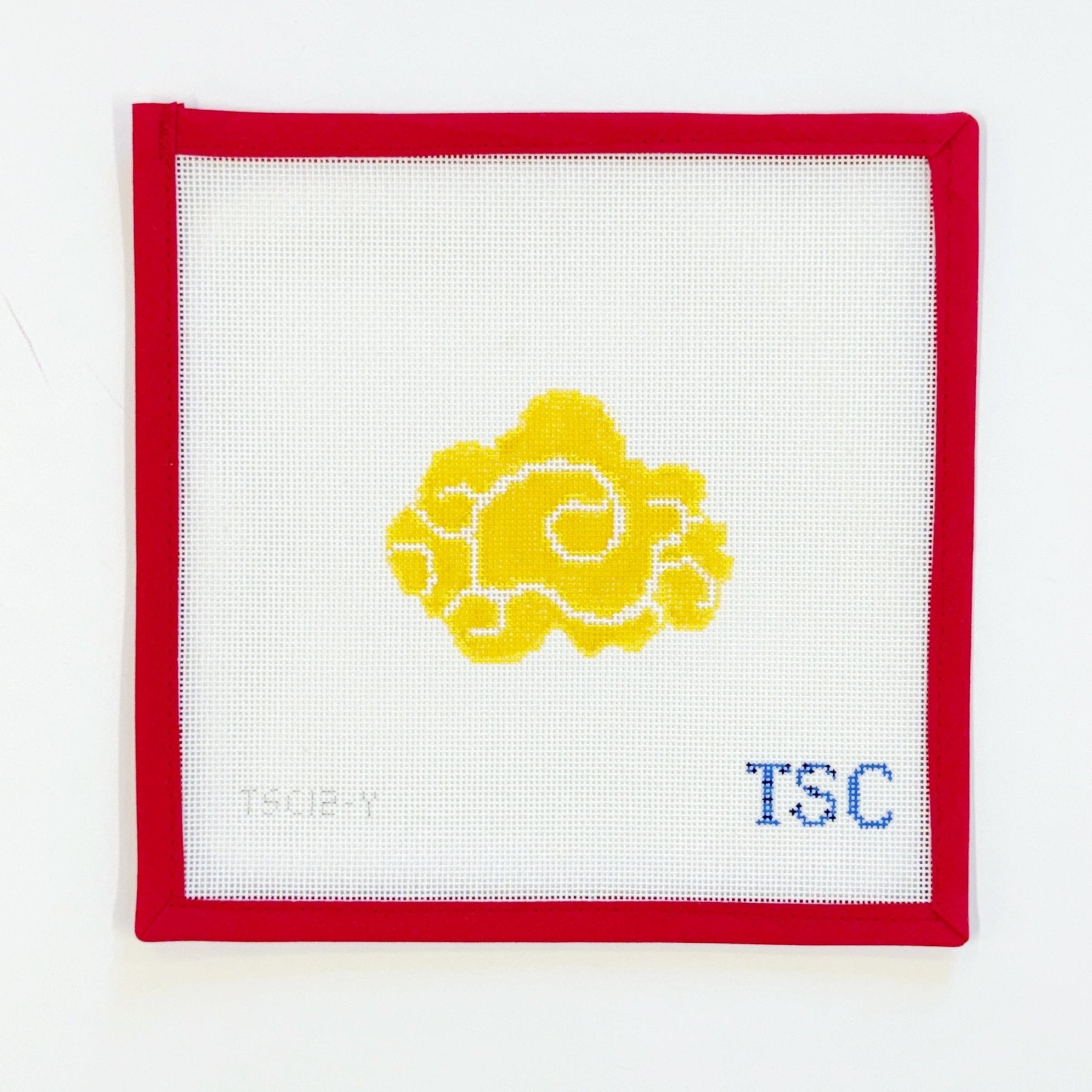Chinese Cloud - yellowGingham StitcheryCanvasThe Red Thread Atelier