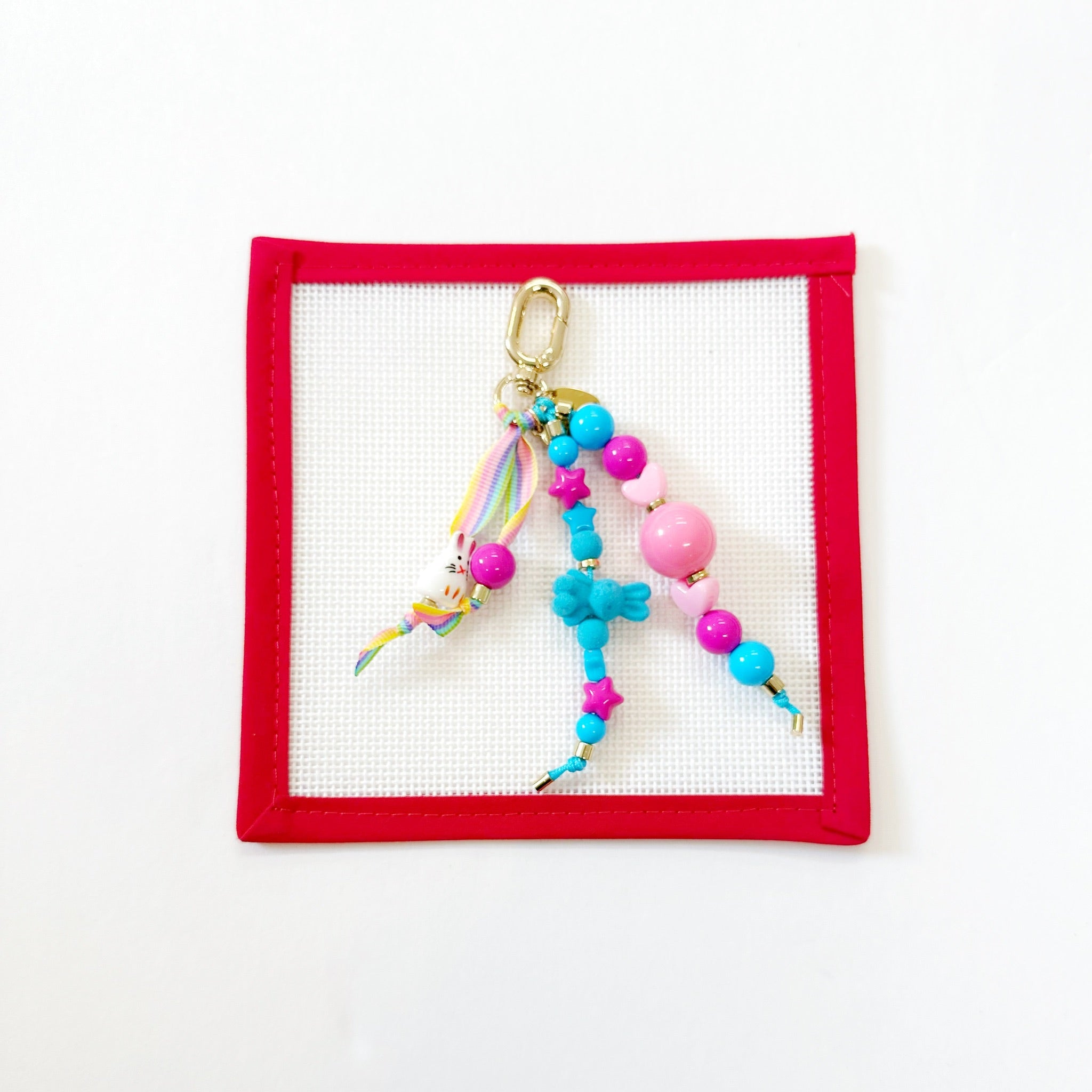 PrepThreads Petite Bag Charms - blue pink easterPrep ThreadsAccessoryThe Red Thread Atelier