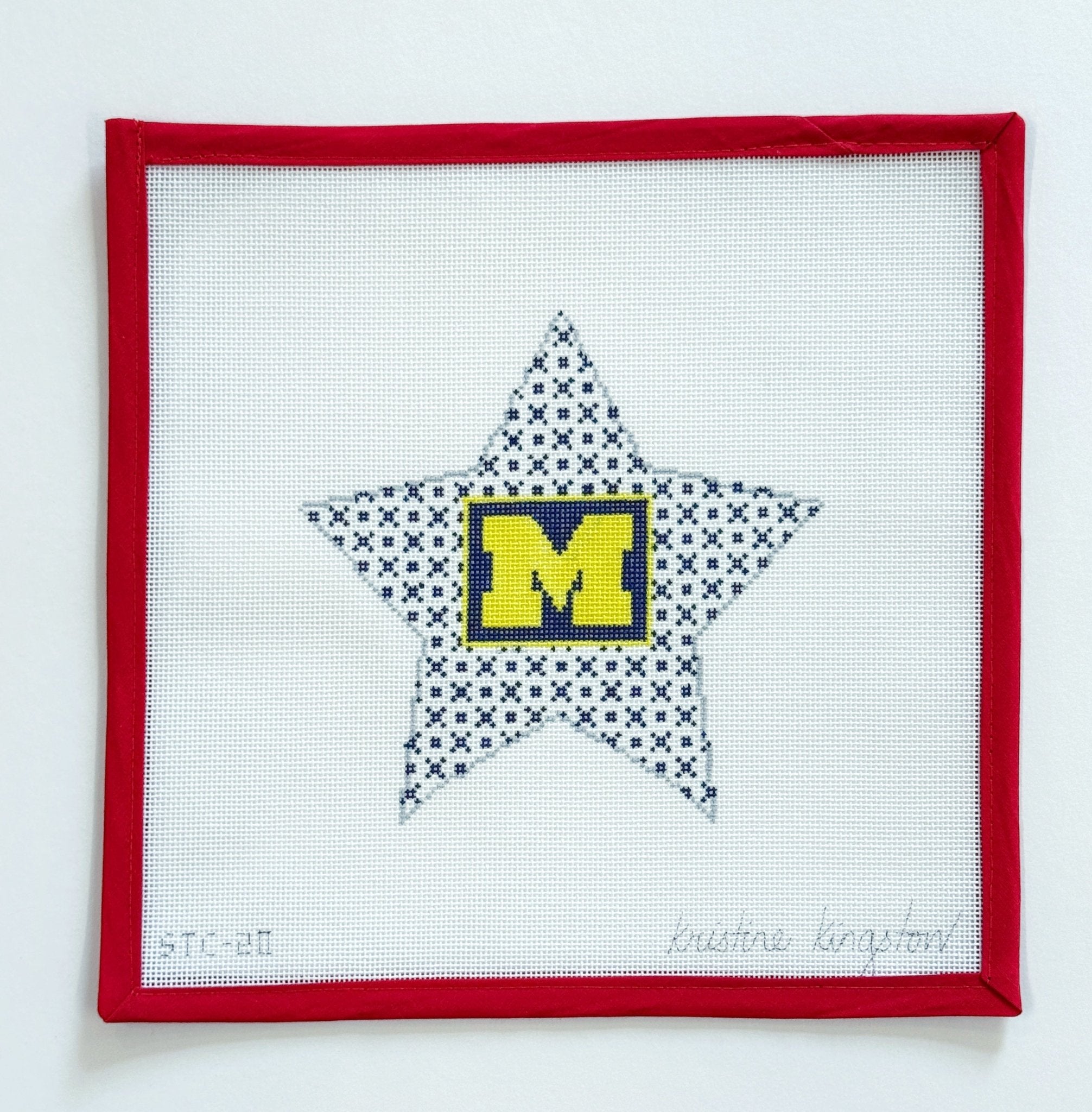 Michigan StarKristine KingstonCanvasThe Red Thread Atelier