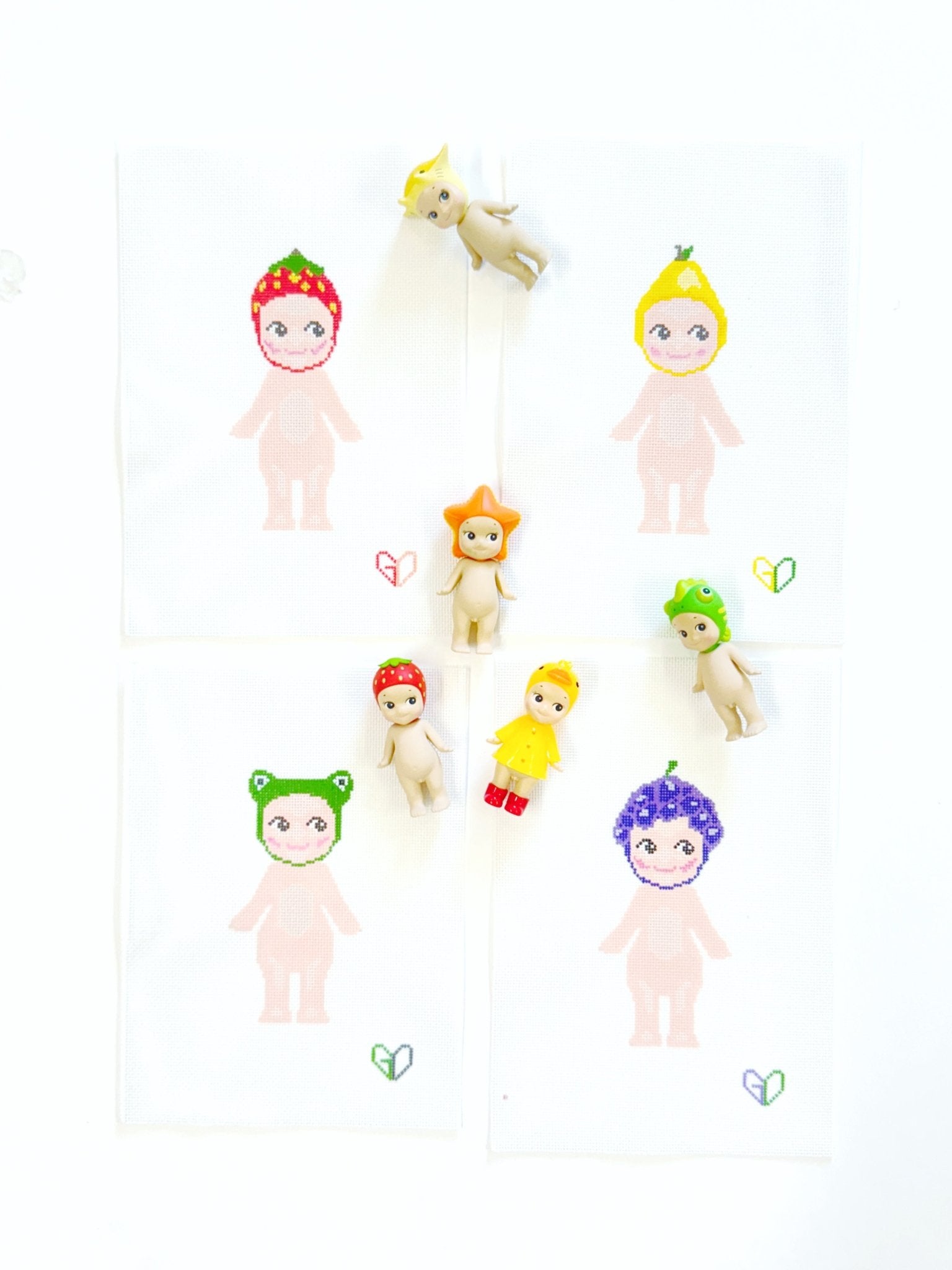 Sonny Angel - grapeLe StitchCanvasThe Red Thread Atelier