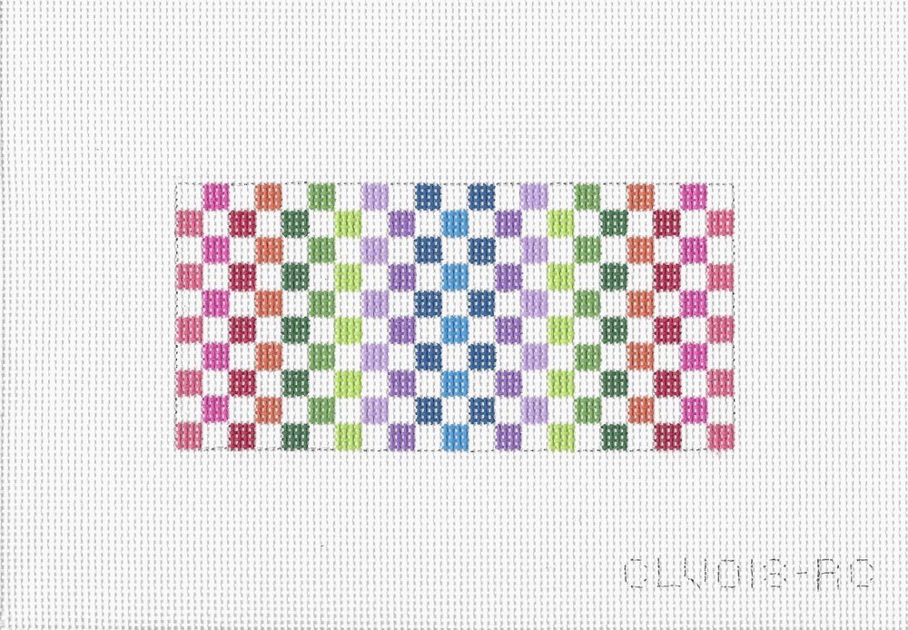 CLV018-RC Rectangular Insert - Rainbow CheckCate La VieCanvasThe Red Thread Atelier