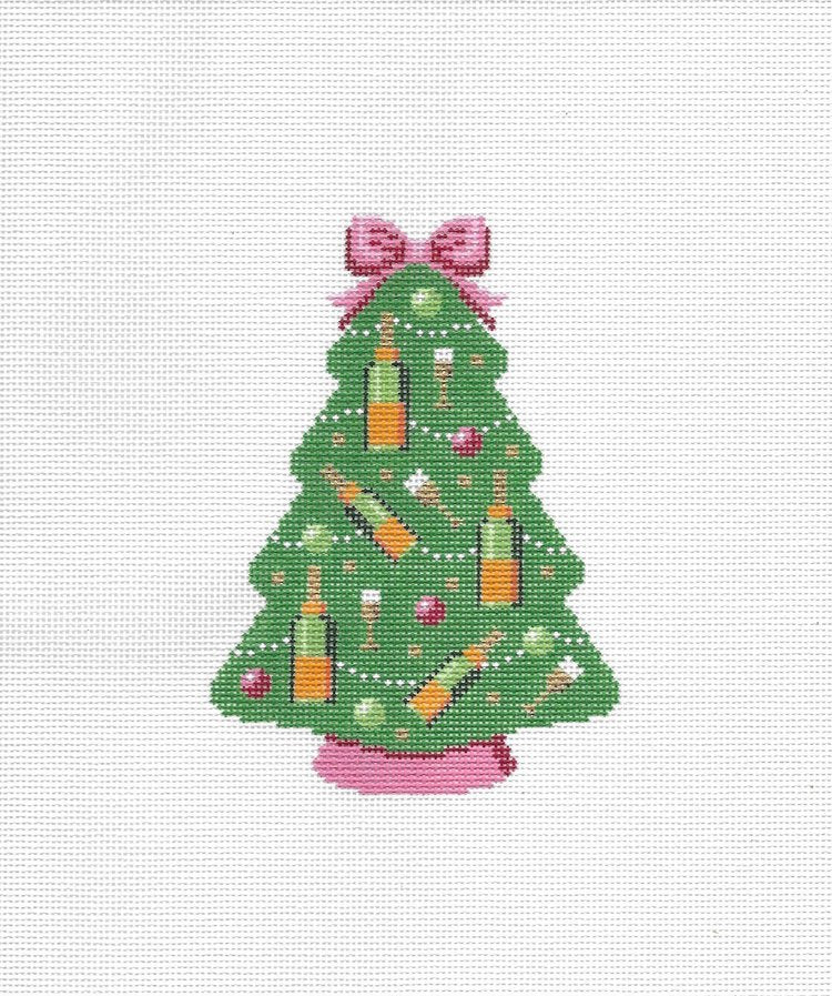 CLV025-P Champagne Tree - PinkCate La VieCanvasThe Red Thread Atelier