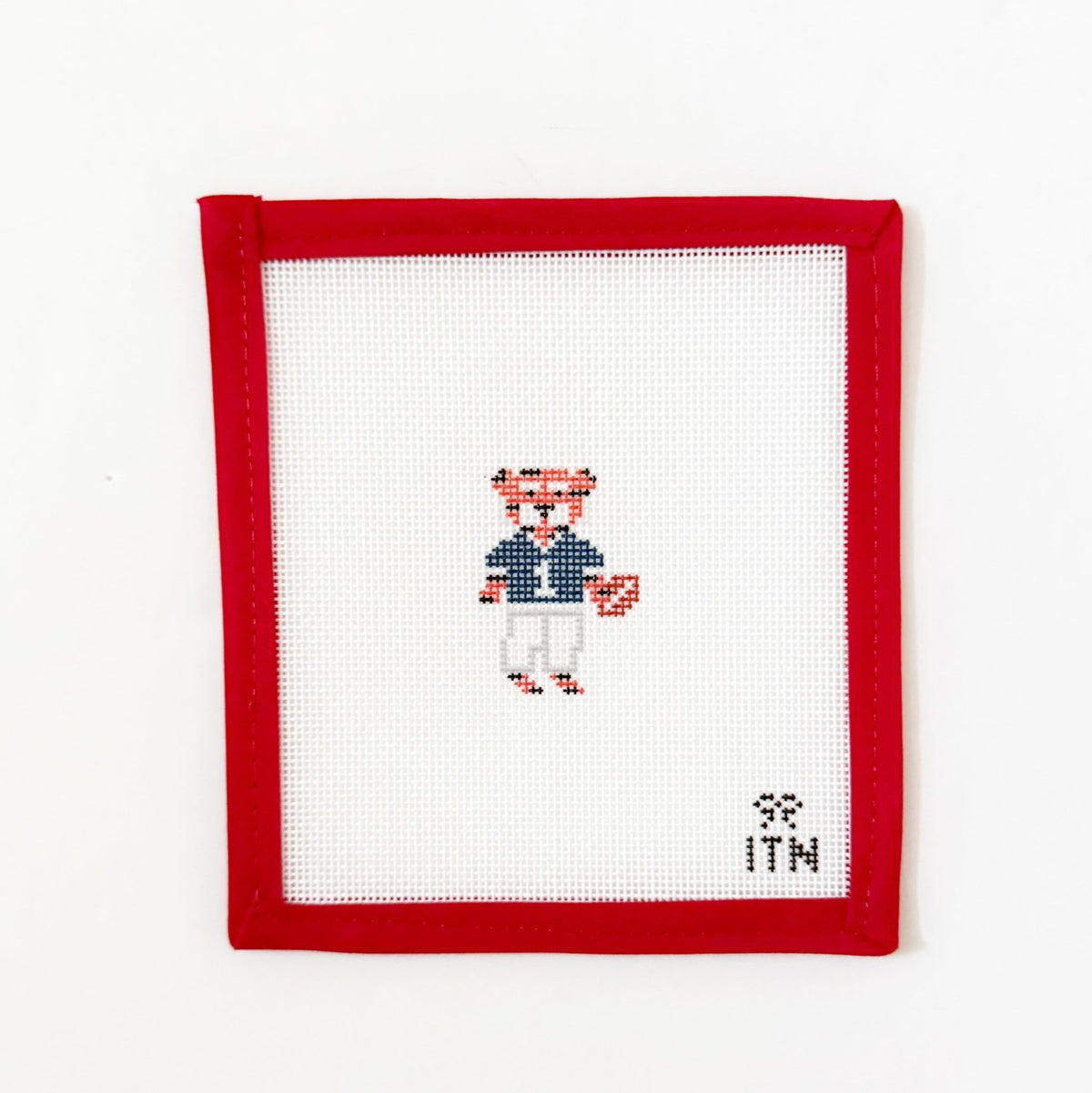 Football Friends - AL TigerIvy Thread NeedlepointCanvasThe Red Thread Atelier