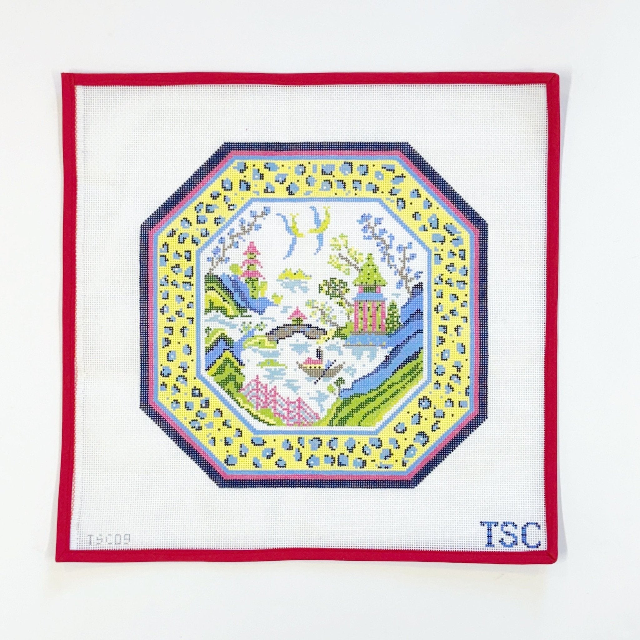 Gaudy Willow PillowGingham StitcheryCanvasThe Red Thread Atelier