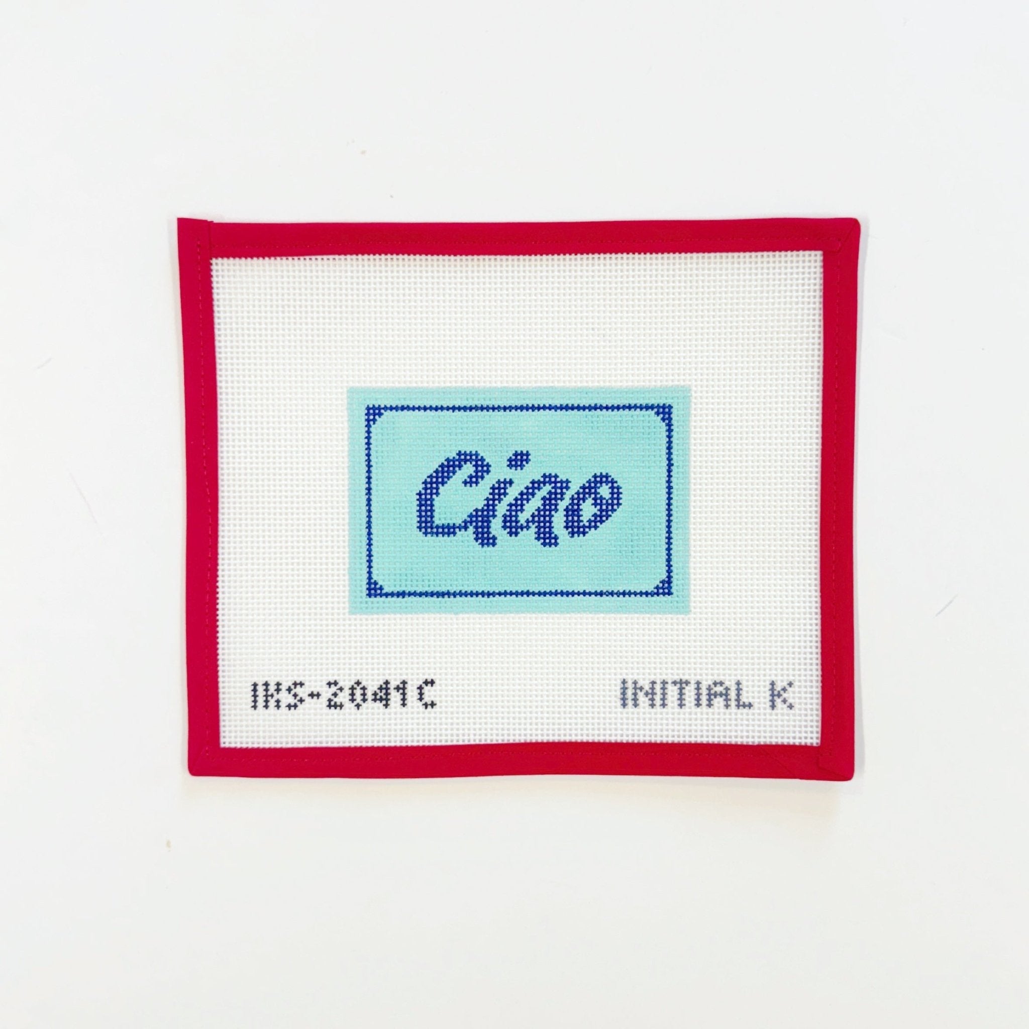 Ciao! PassportInitial KCanvasThe Red Thread Atelier