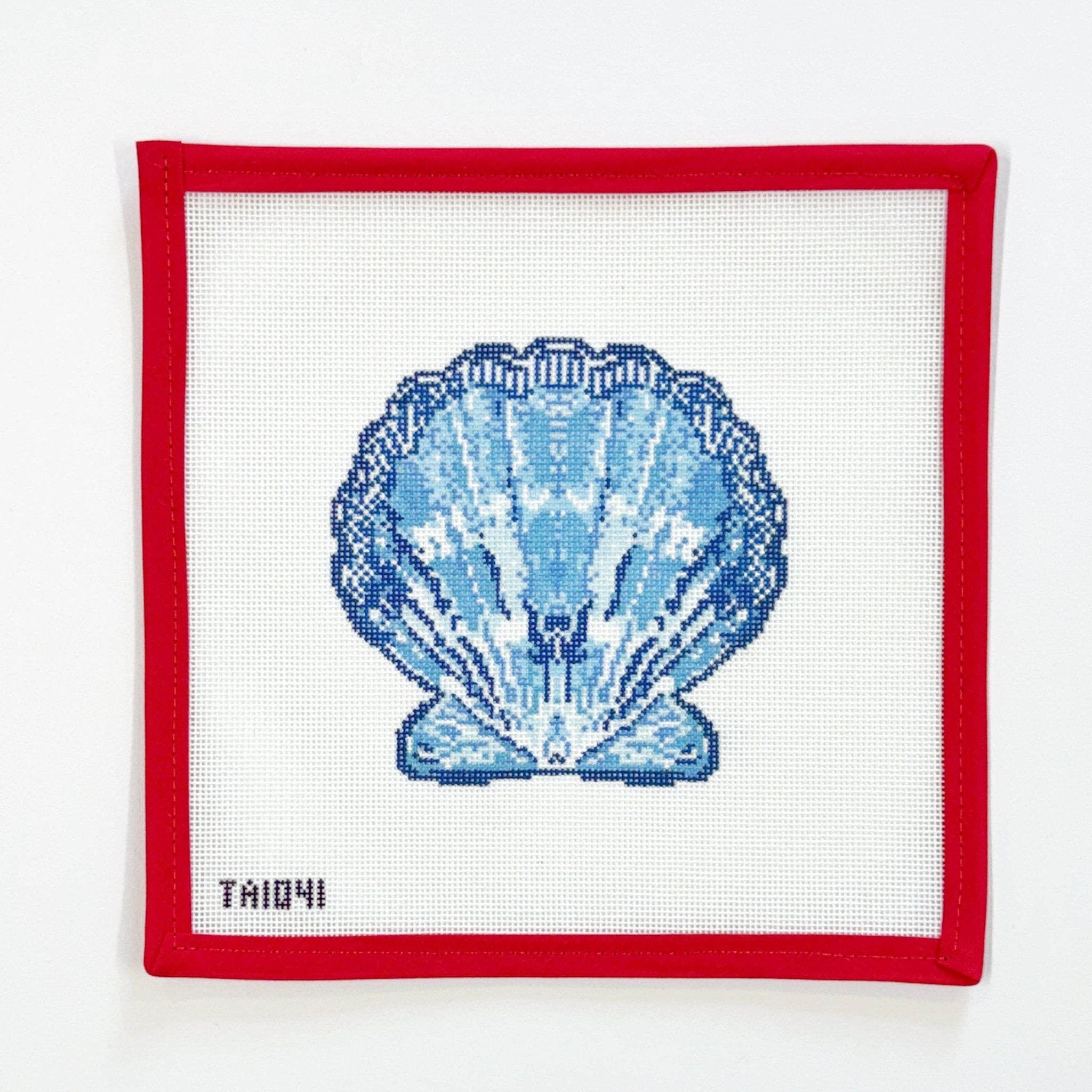 Mini Scallop - blueKCNCanvasThe Red Thread Atelier