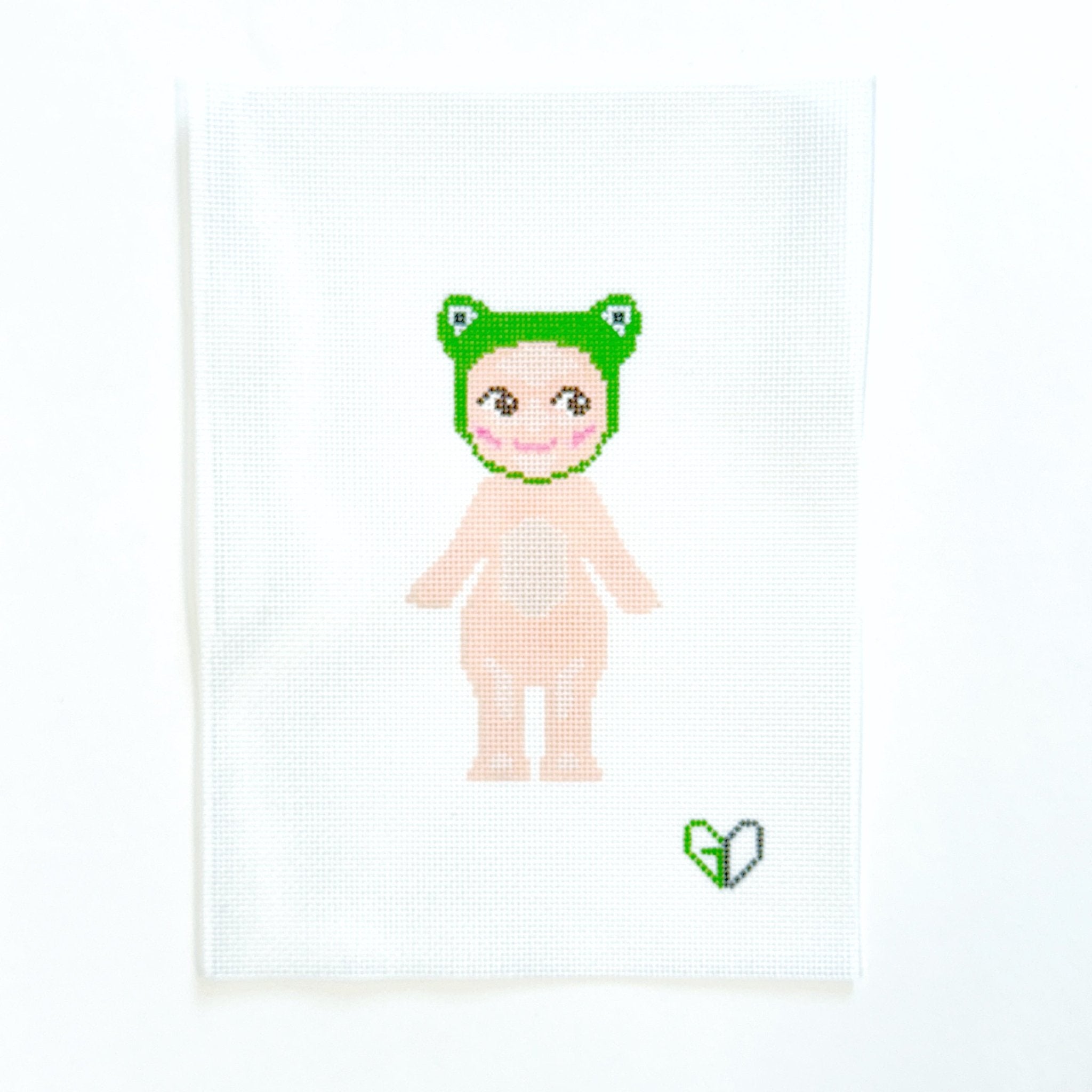 Sonny Angel - frogLe StitchCanvasThe Red Thread Atelier