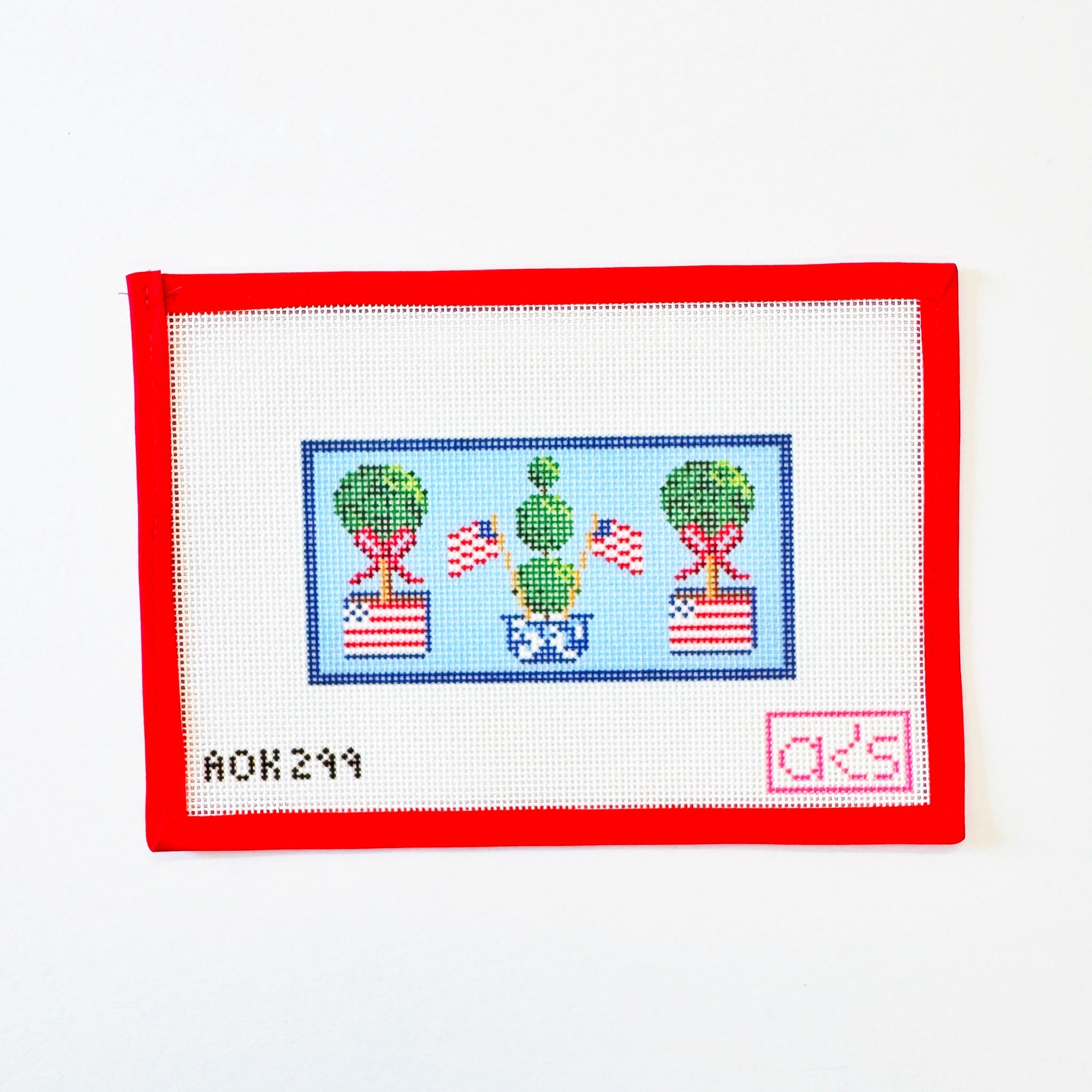 Americana Topiary InsertAnn KayeCanvasThe Red Thread Atelier