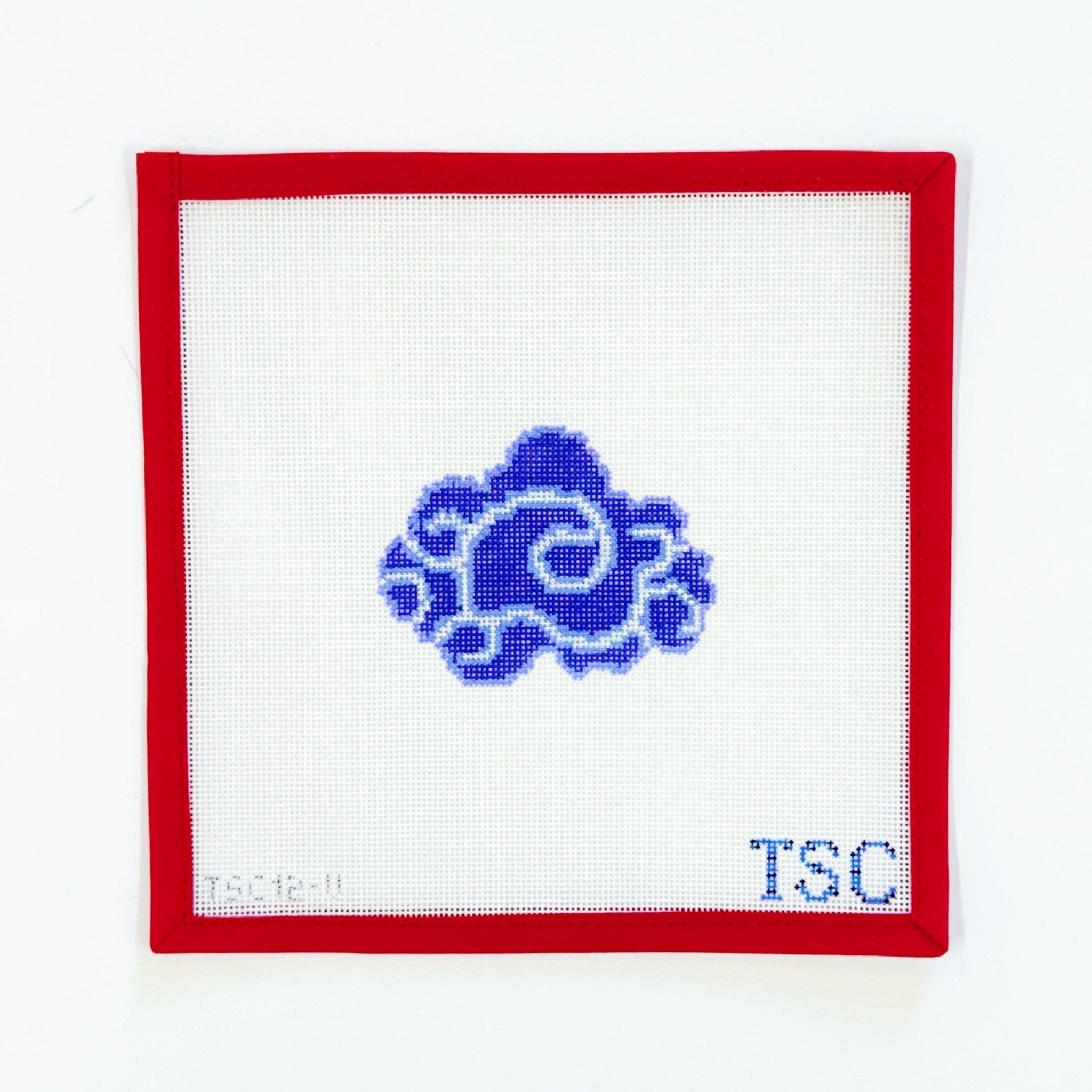 Chinese Cloud - purpleGingham StitcheryCanvasThe Red Thread Atelier